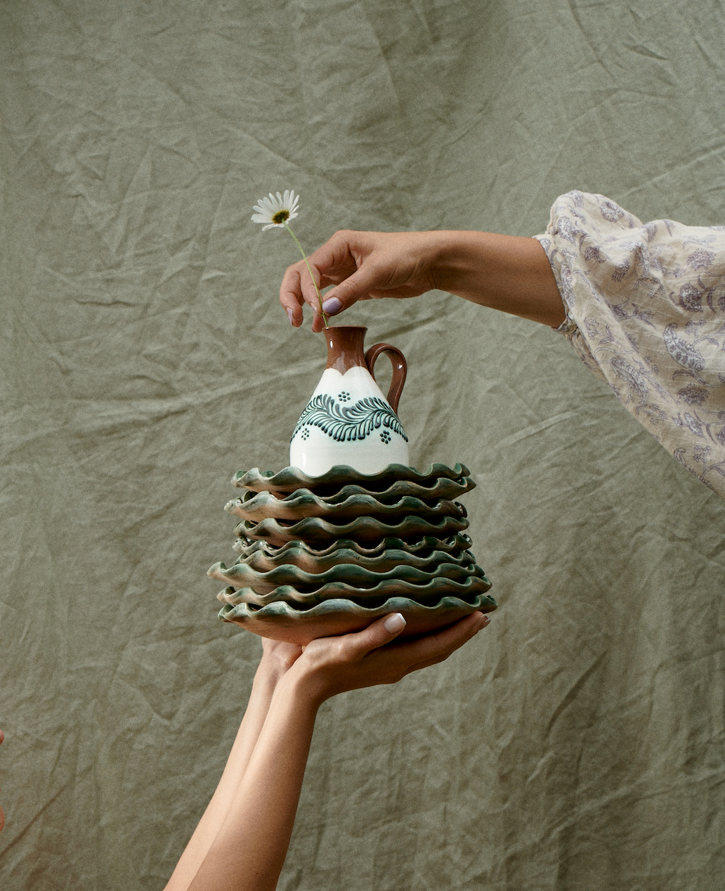 Casa De Folklore Ripple Plates