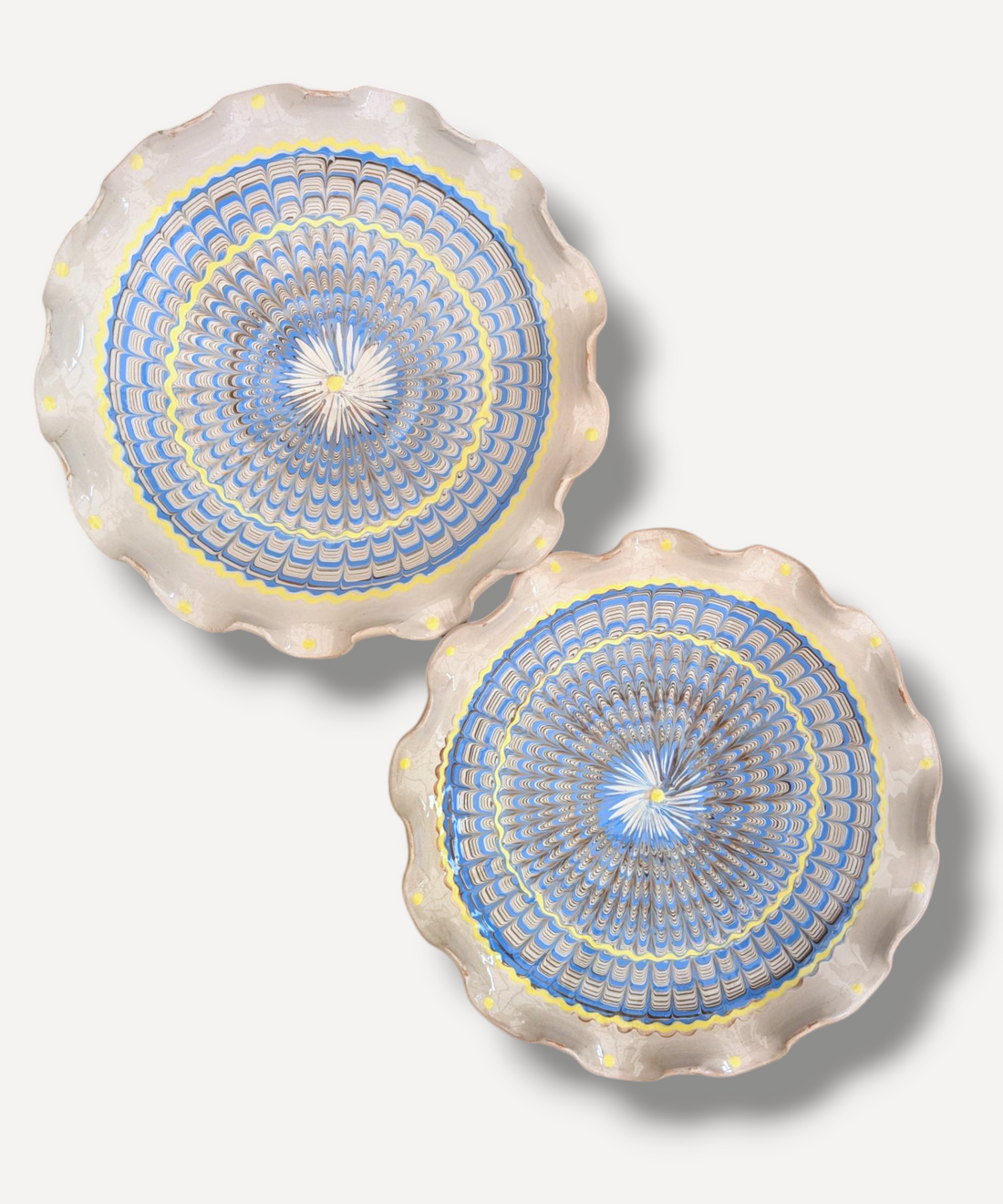 Adina - Large Ripple Servings Plate