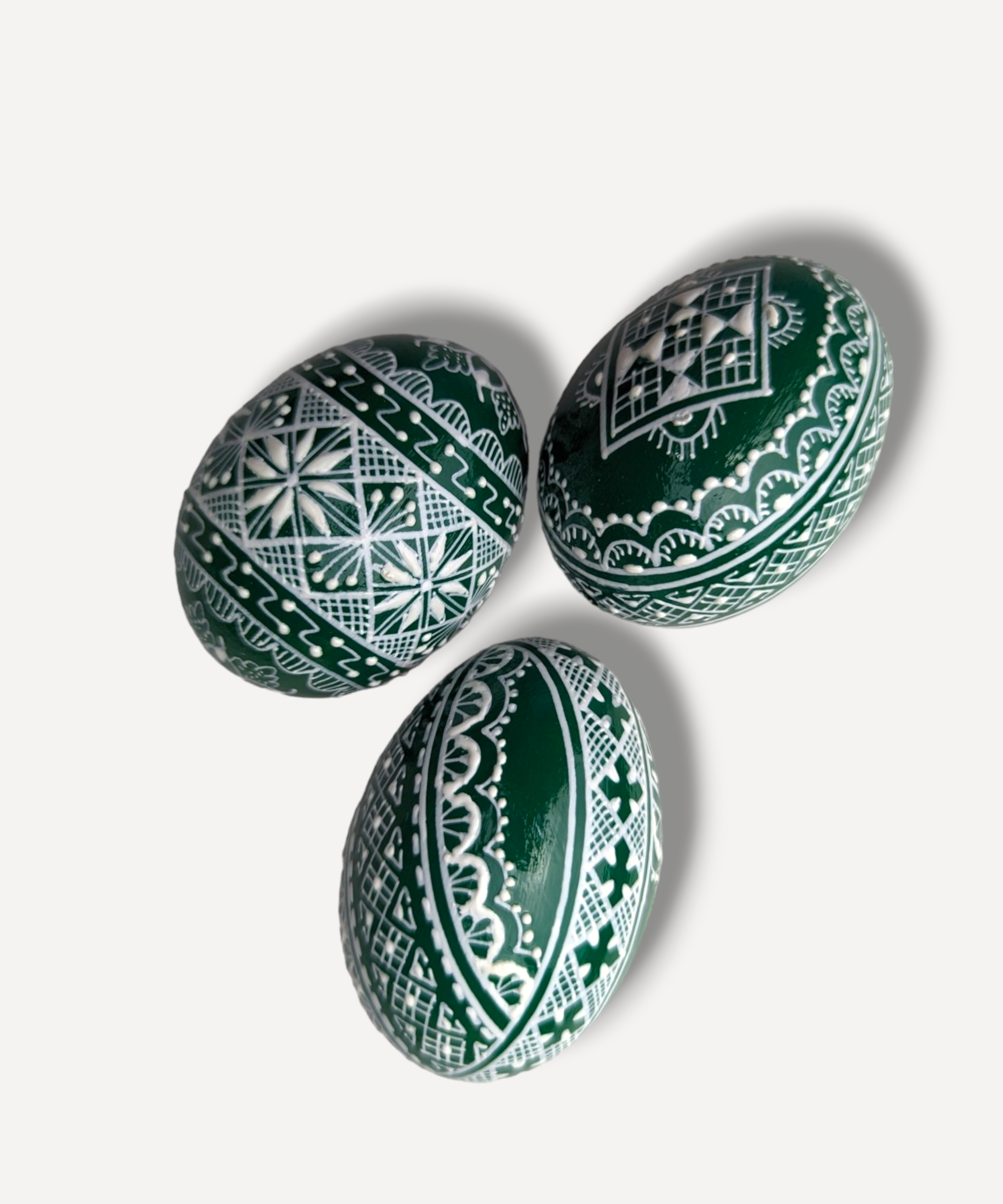 Casa_De_Folklore_Dark_Green_Hand-Decorated_Egg
