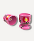 Casa De Folklore Fuchsia Pink - Hand Painted Wooden Egg Cup