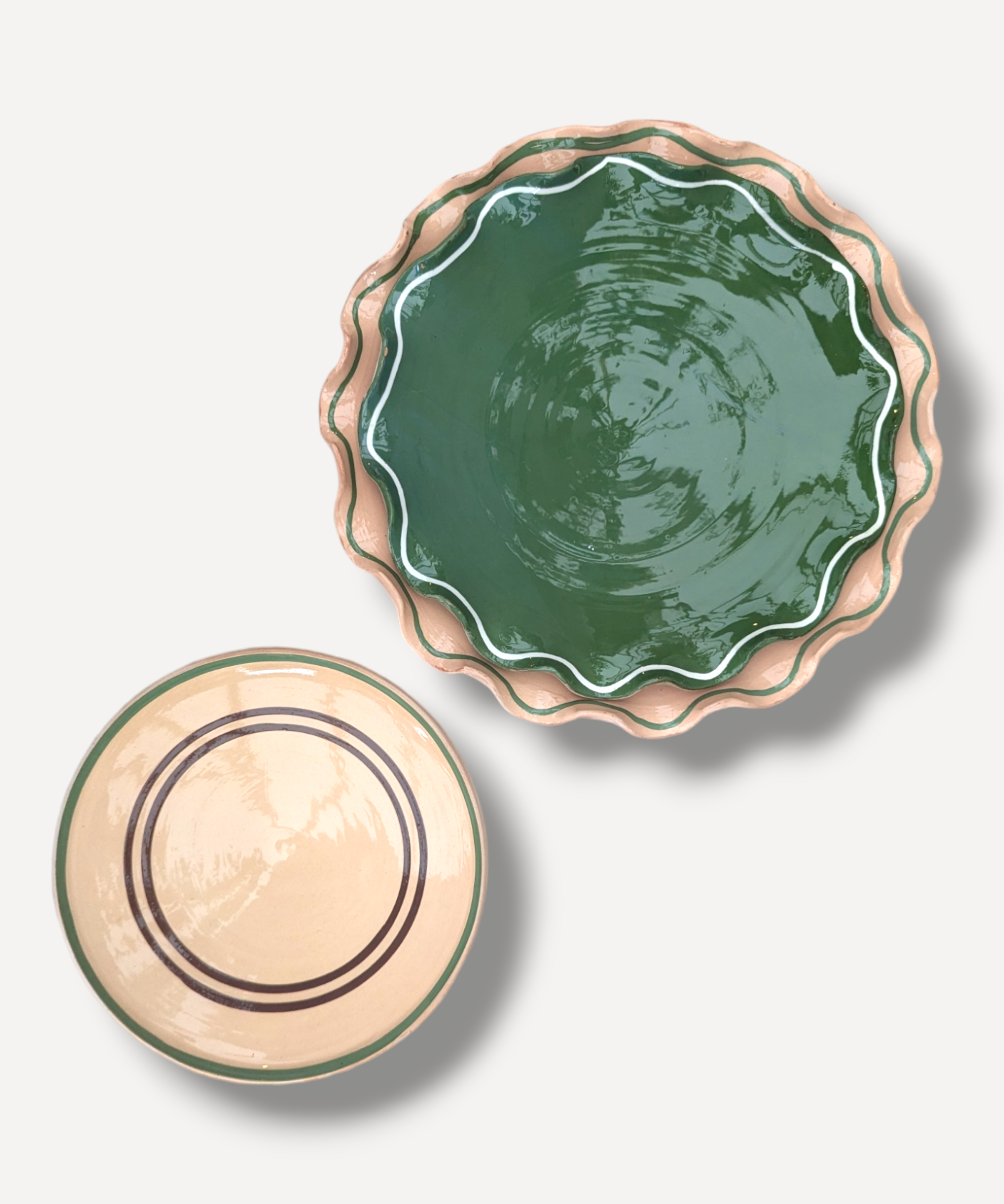 Casa De Folklore x Kult Kitchen - Large Ripple serving Plate