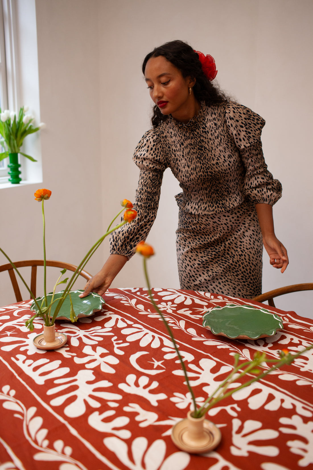 Casa De Folklore x Kult Kitchen - Large Ripple serving Plate