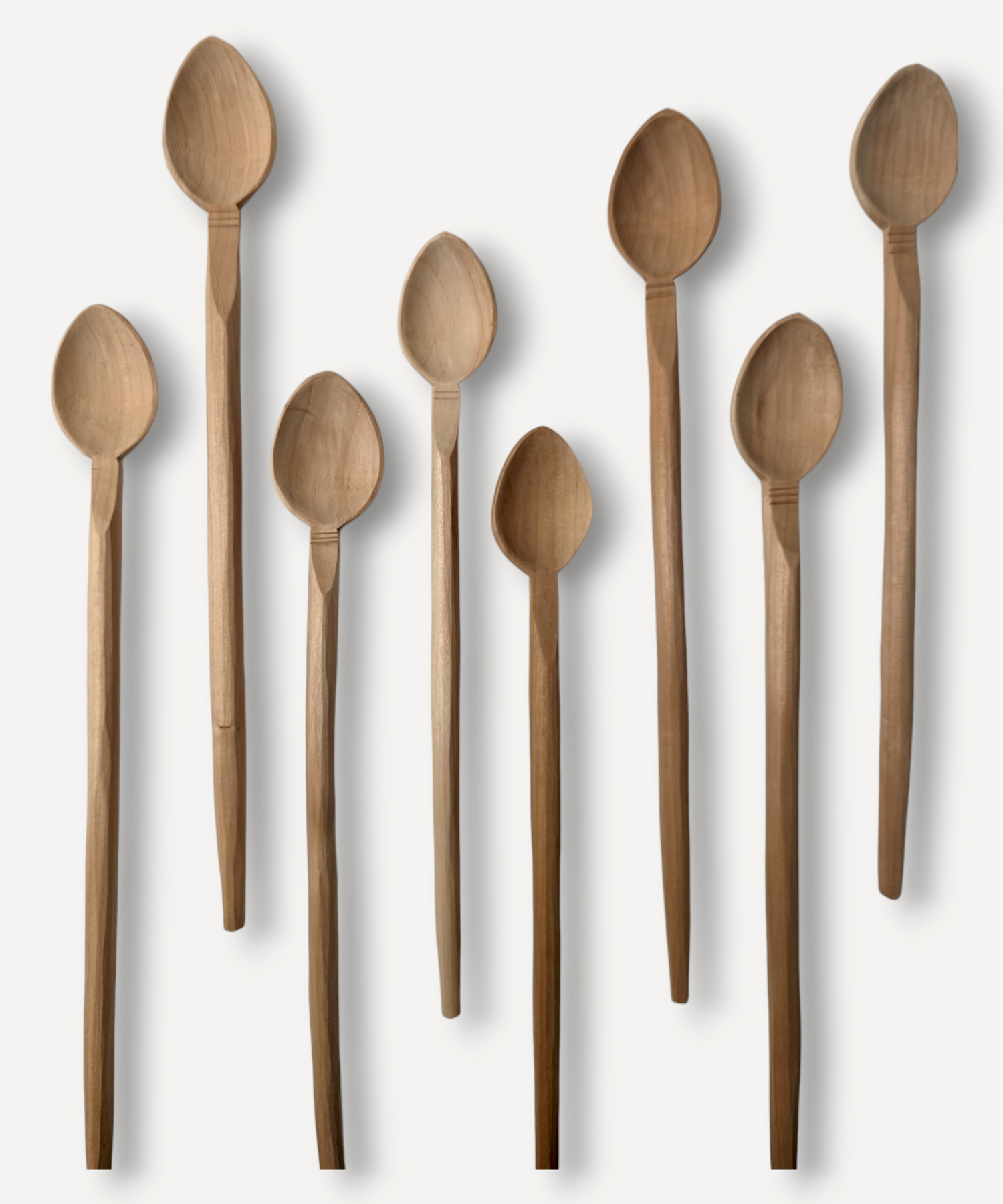 12" Curved Handle Wooden Spoon