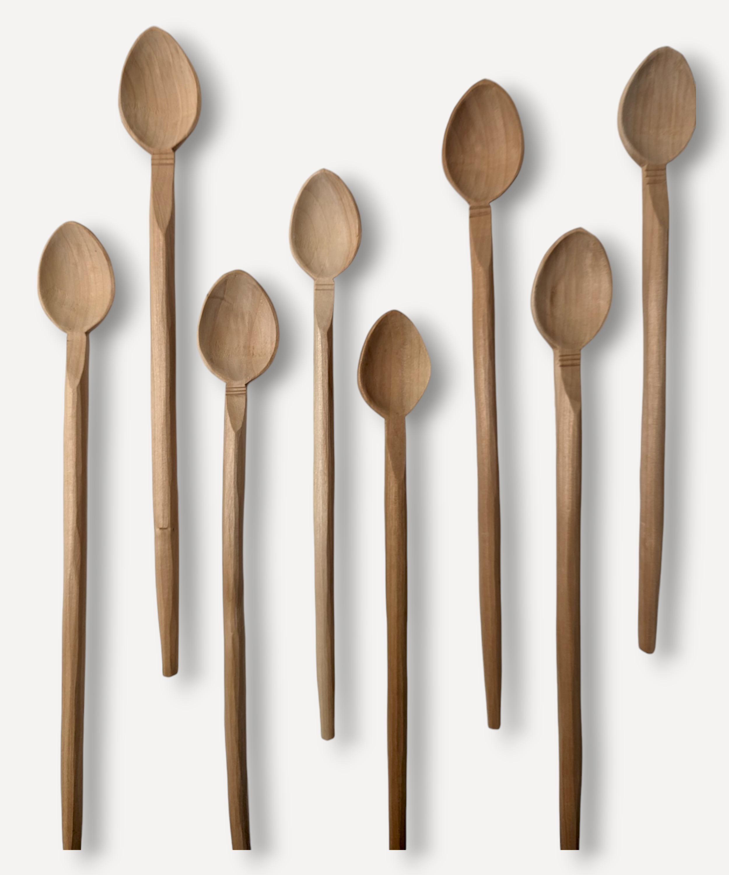 12" Curved Handle Wooden Spoon