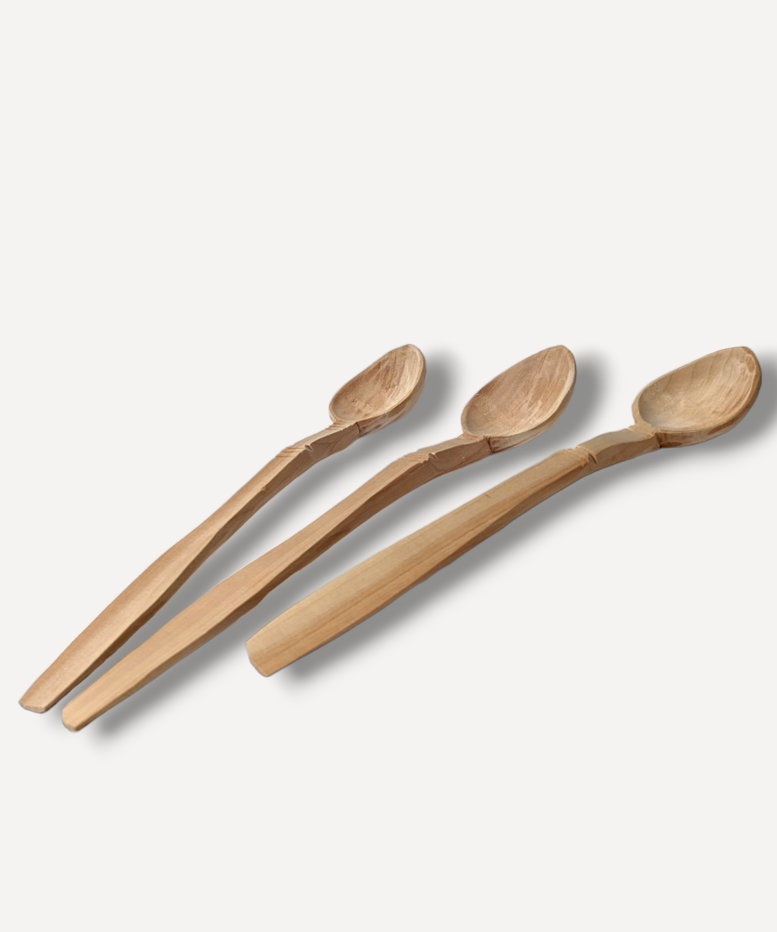 15" Hand Carved Wooden Spoon