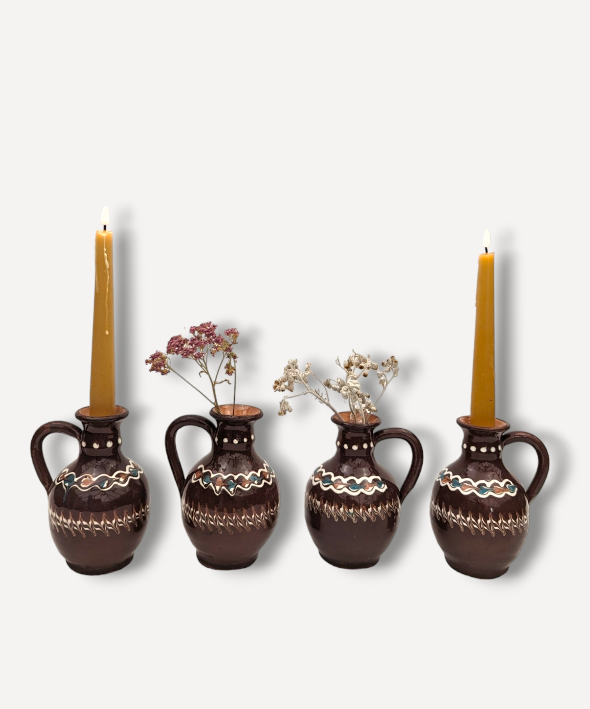 Chocolate Candlestick Holder