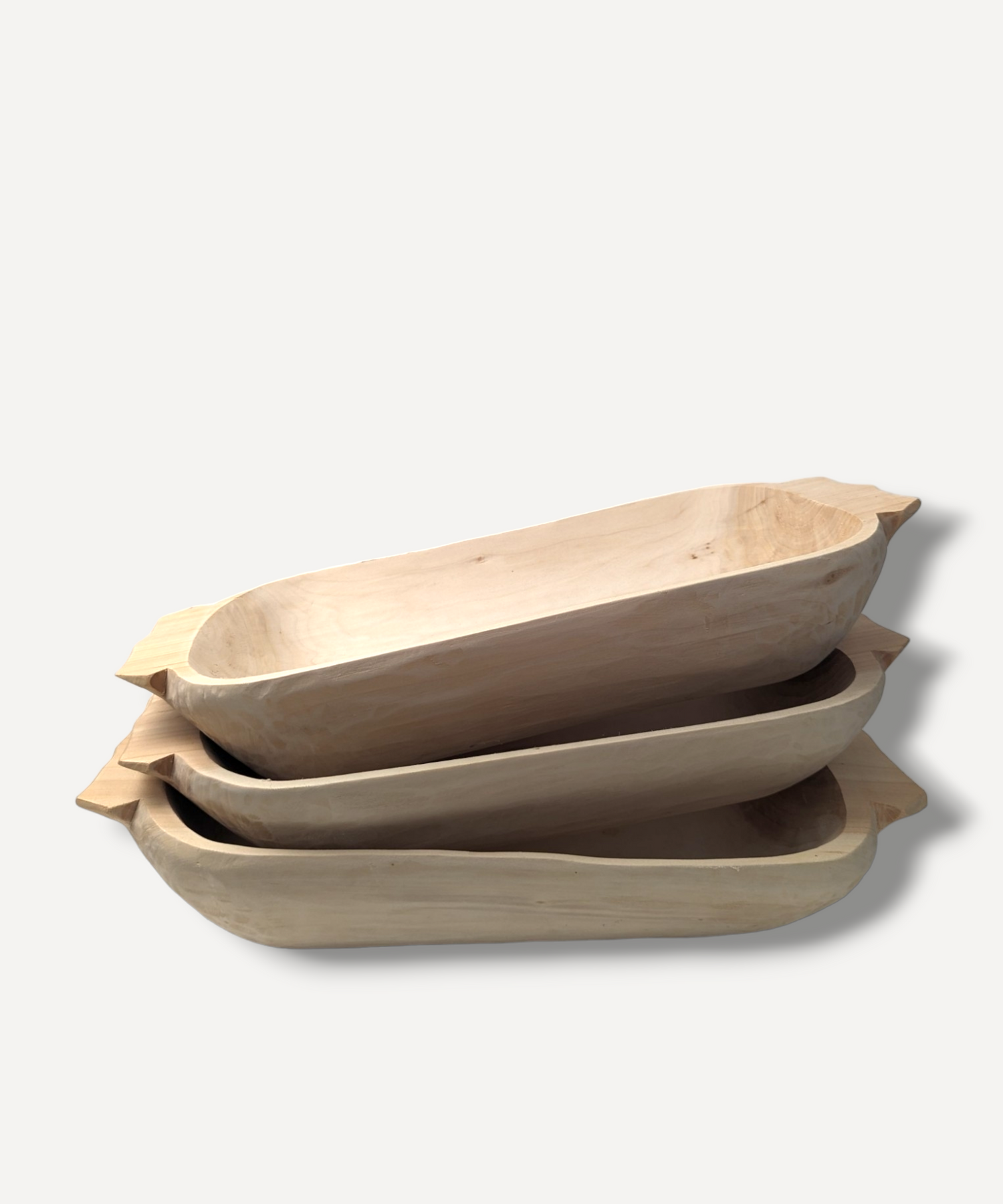 Large Wooden Dough Bowl