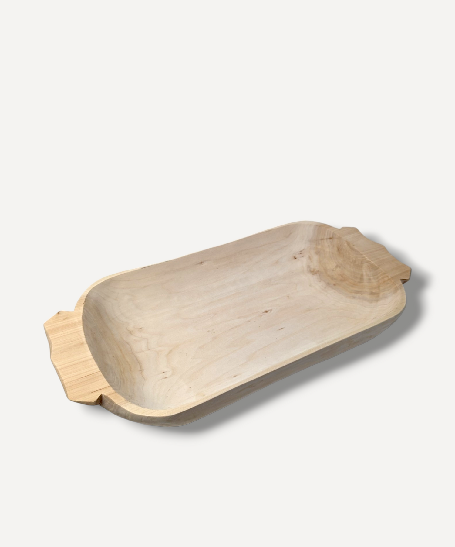 Large Wooden Dough Bowl