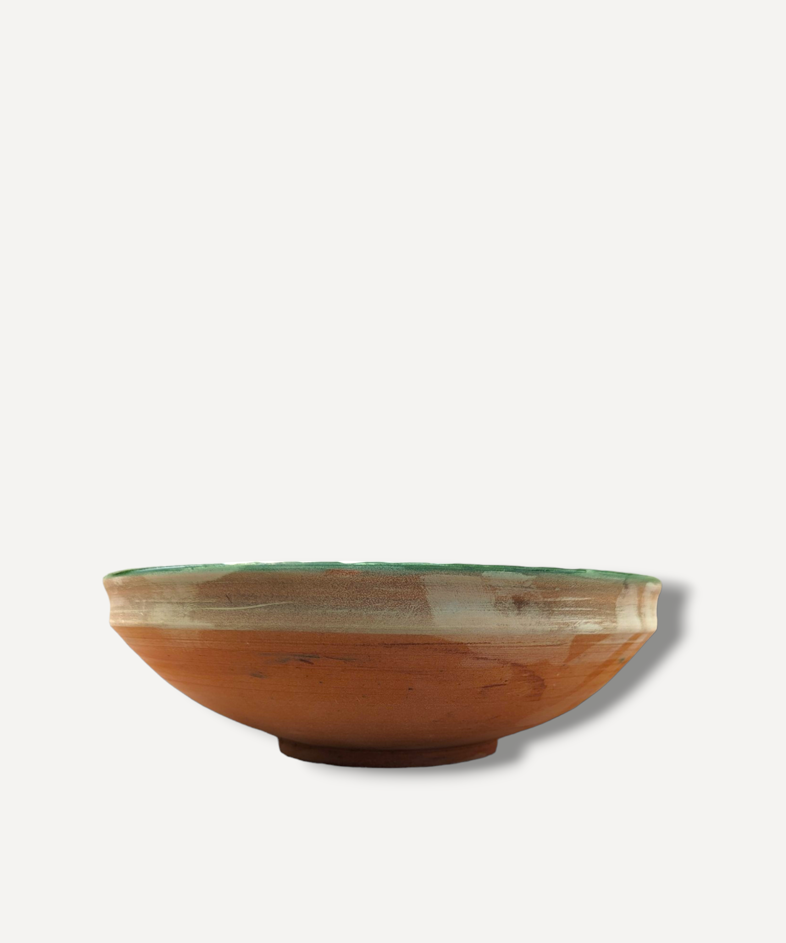 Flora Moss Green Fruit Bowl