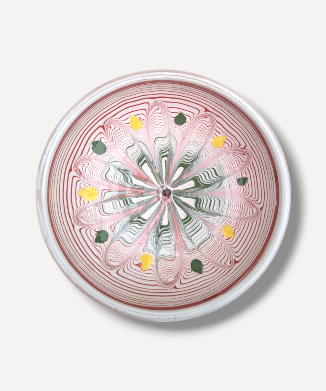 Casa De Folklore mini white Horezu bowl 3