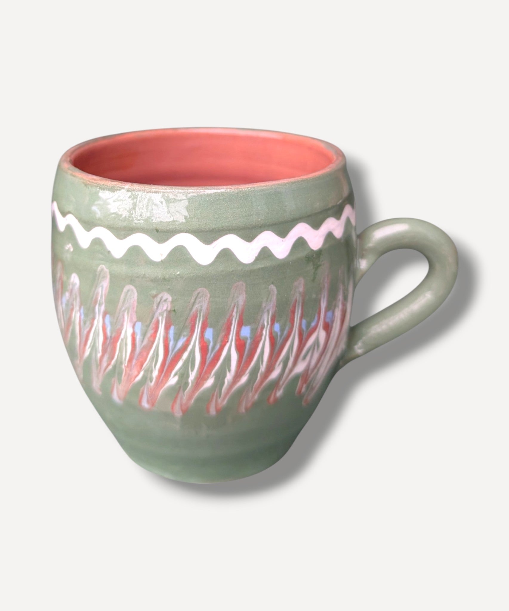 Moss Green Barrel Mug