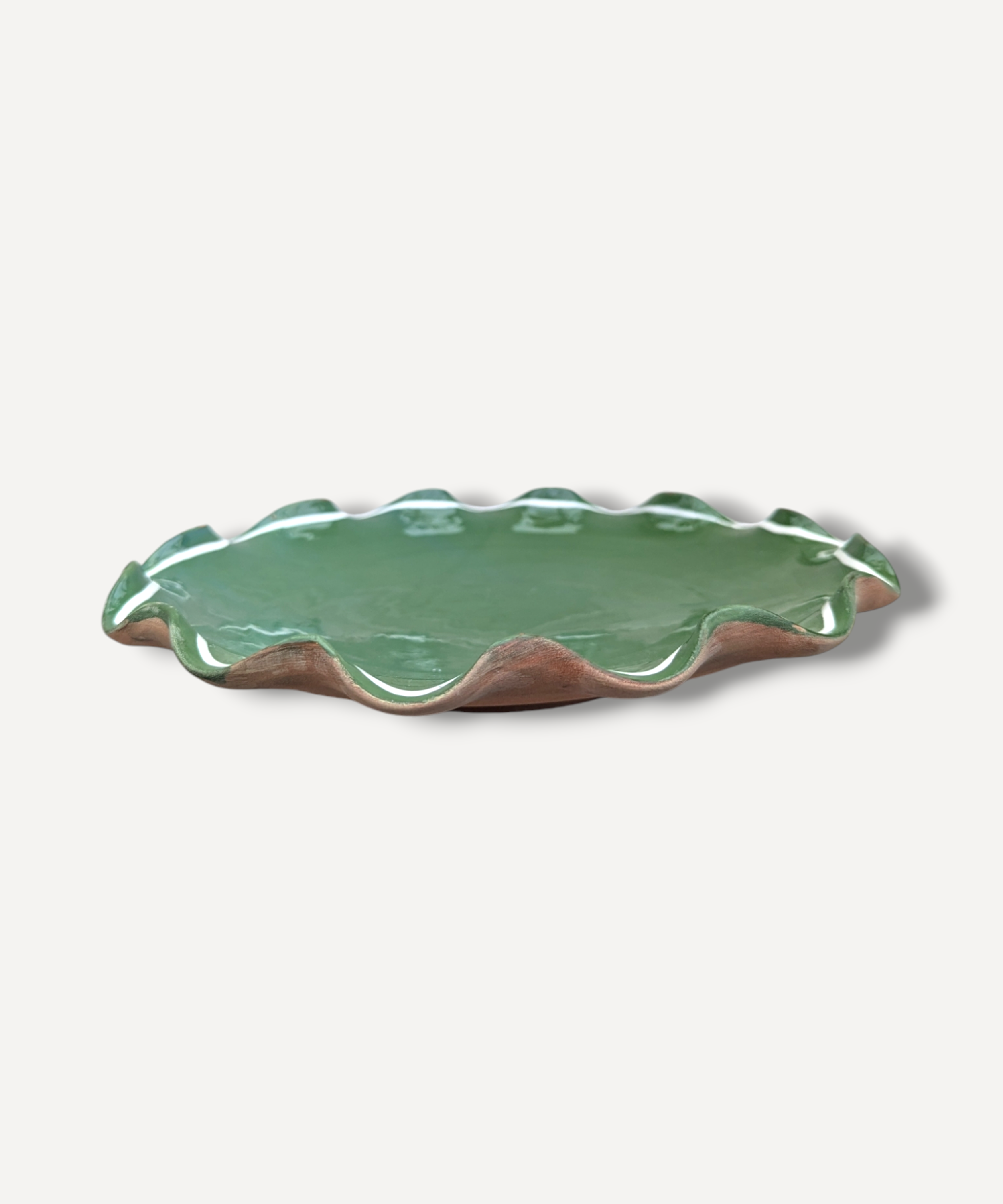 Casa De Folklore x Kult Kitchen - Large Ripple serving Plate side view