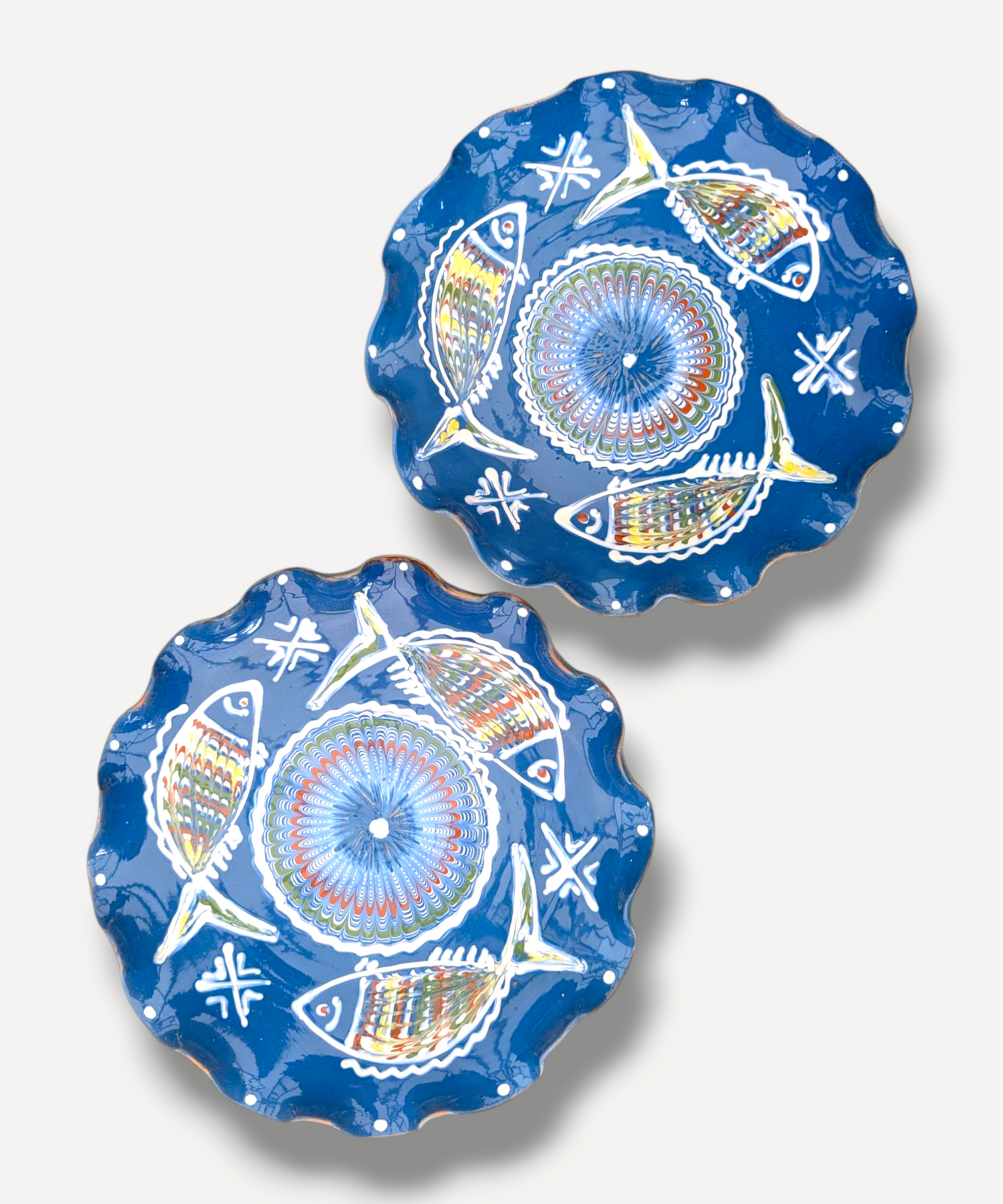 Pisces - Ripple Large Serving Plate / 25cm