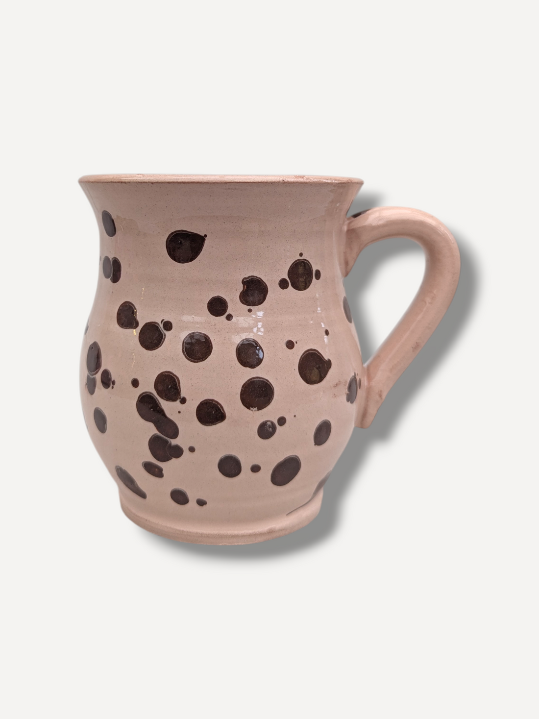Warm Ecru Splatter Mug