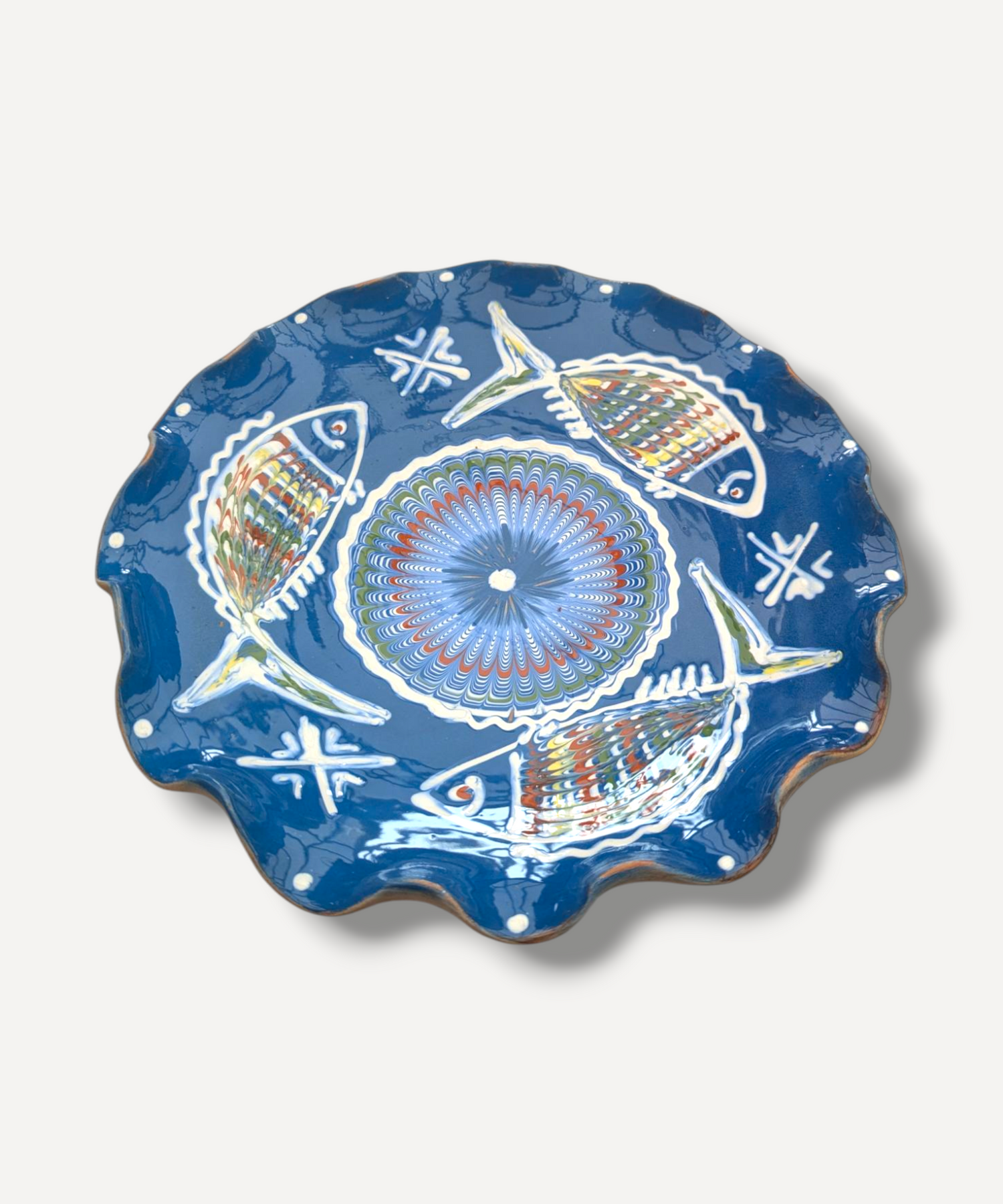 Pisces - Ripple Large Serving Plate / 25cm