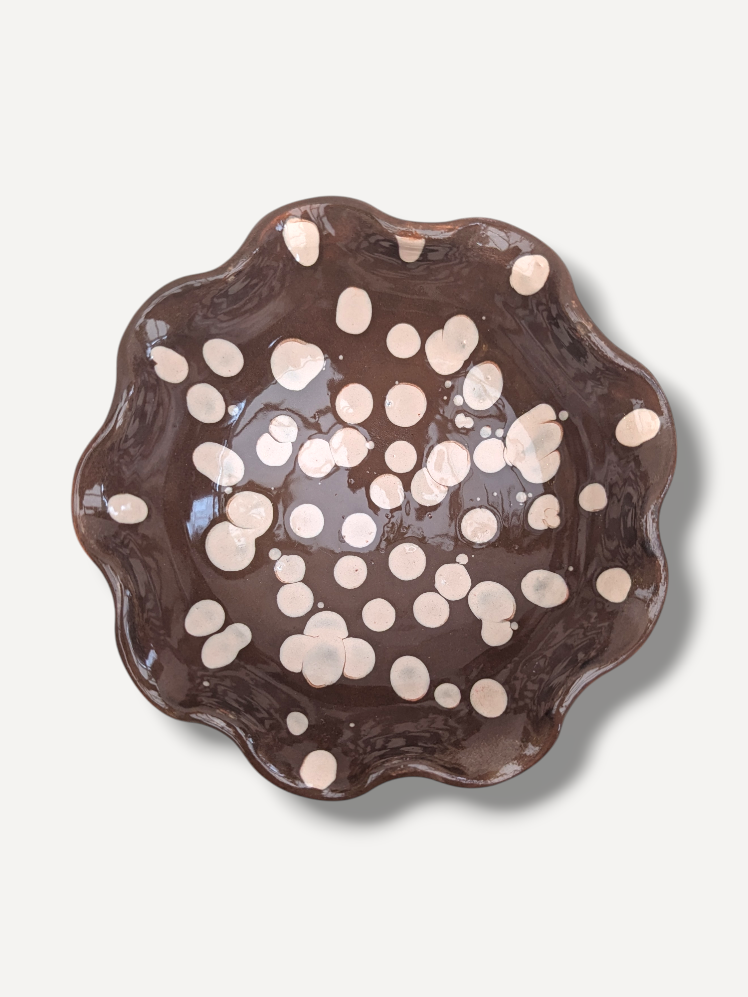 Dark Chocolate Ripple Side Bowl