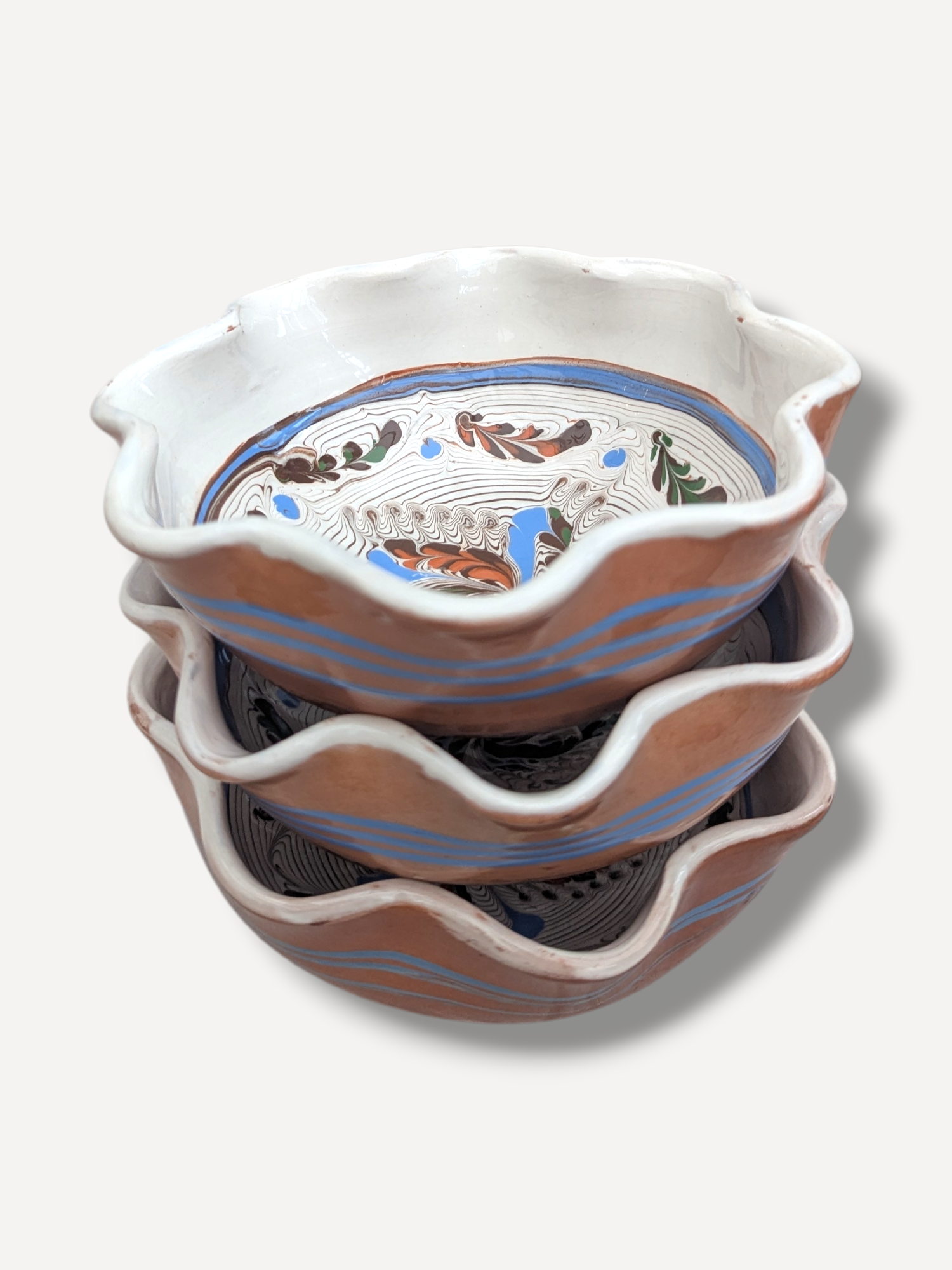 Iris Ripple Side Bowl