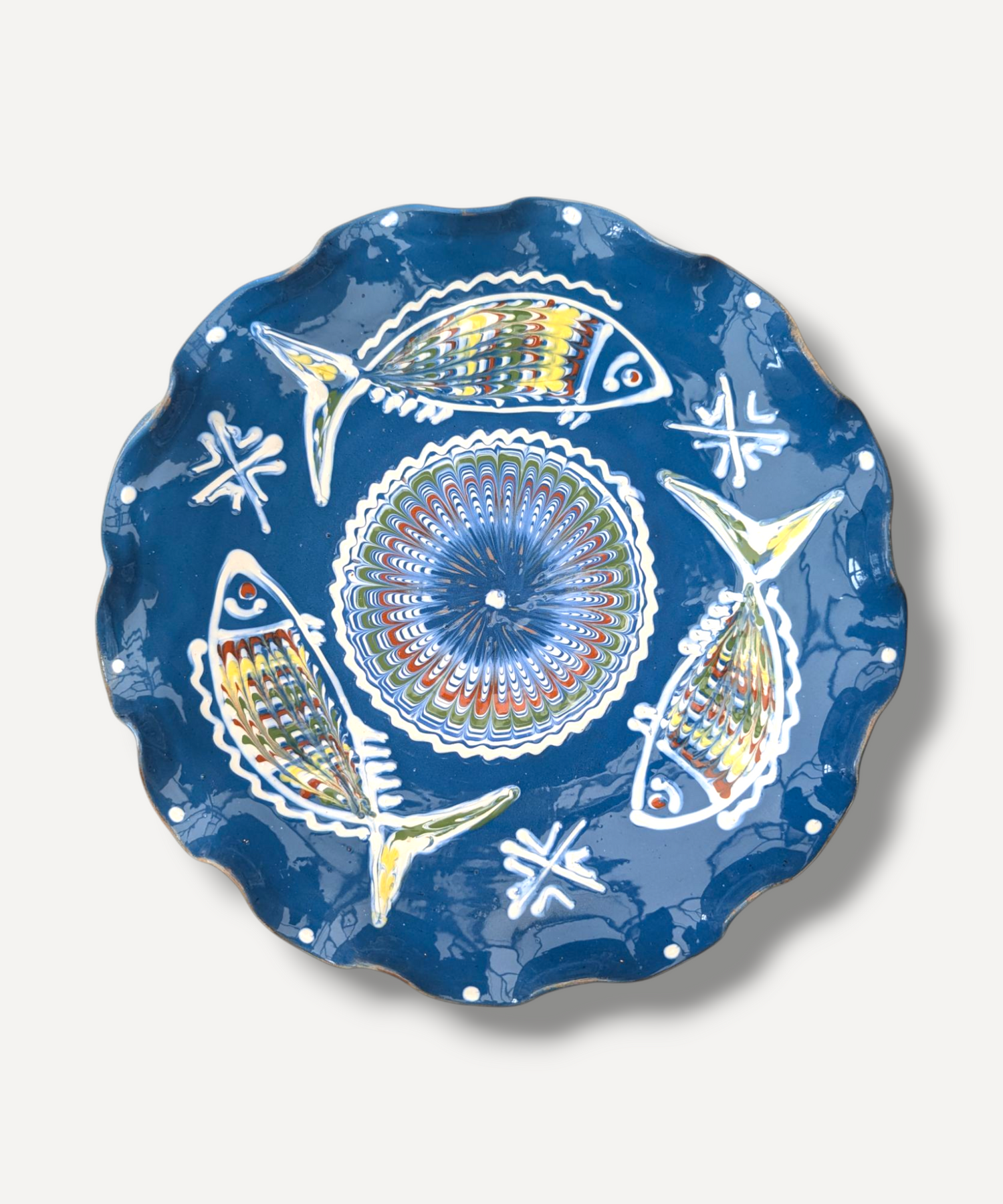 Pisces - Ripple Large Serving Plate / 25cm