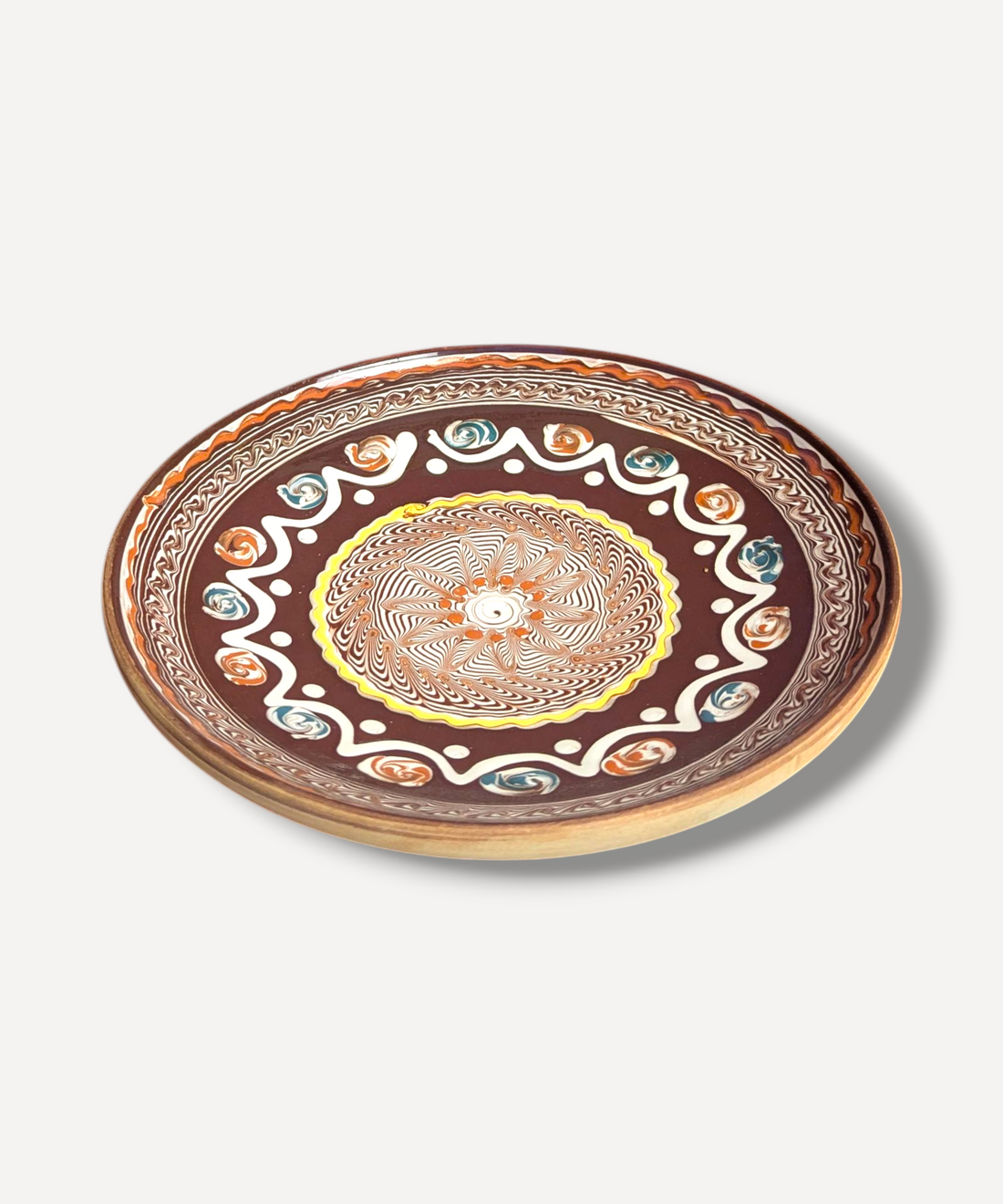 Lina Chocolate - Large Servings Plate / 25cm