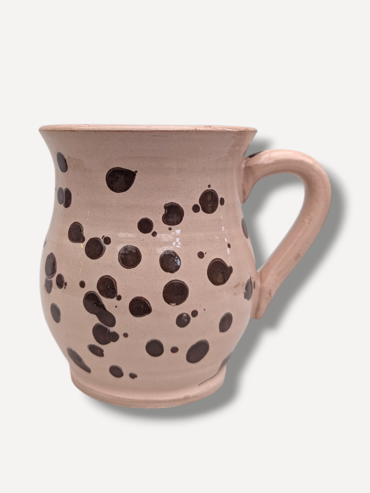 Warm Ecru Splatter Mug