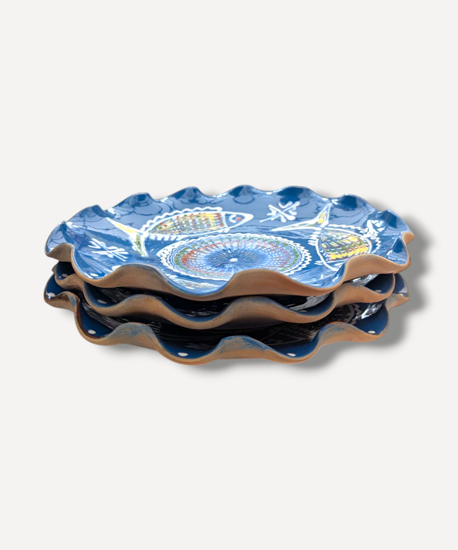 Pisces - Ripple Large Serving Plate / 25cm