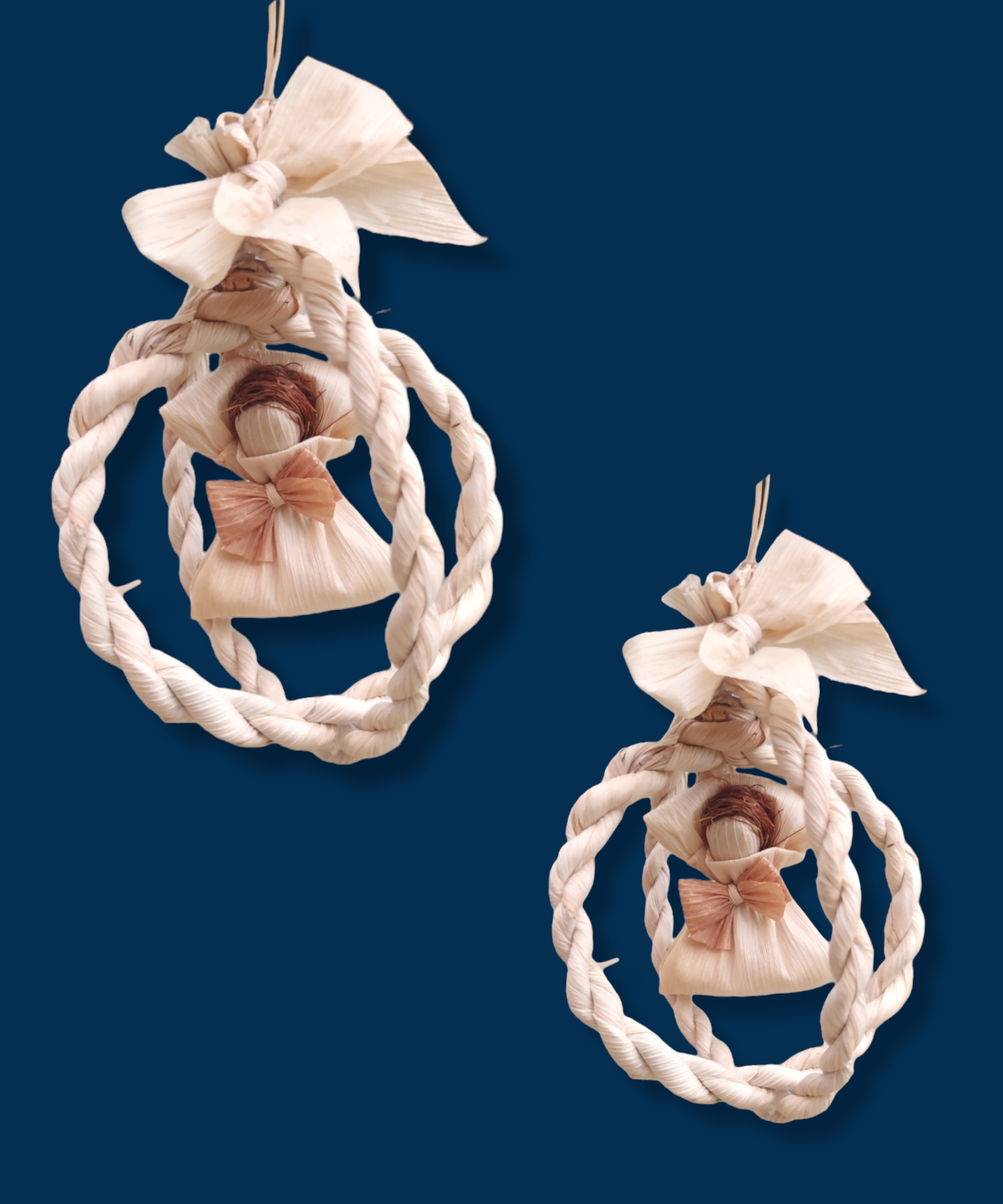 Corn Husk Bauble & Baby