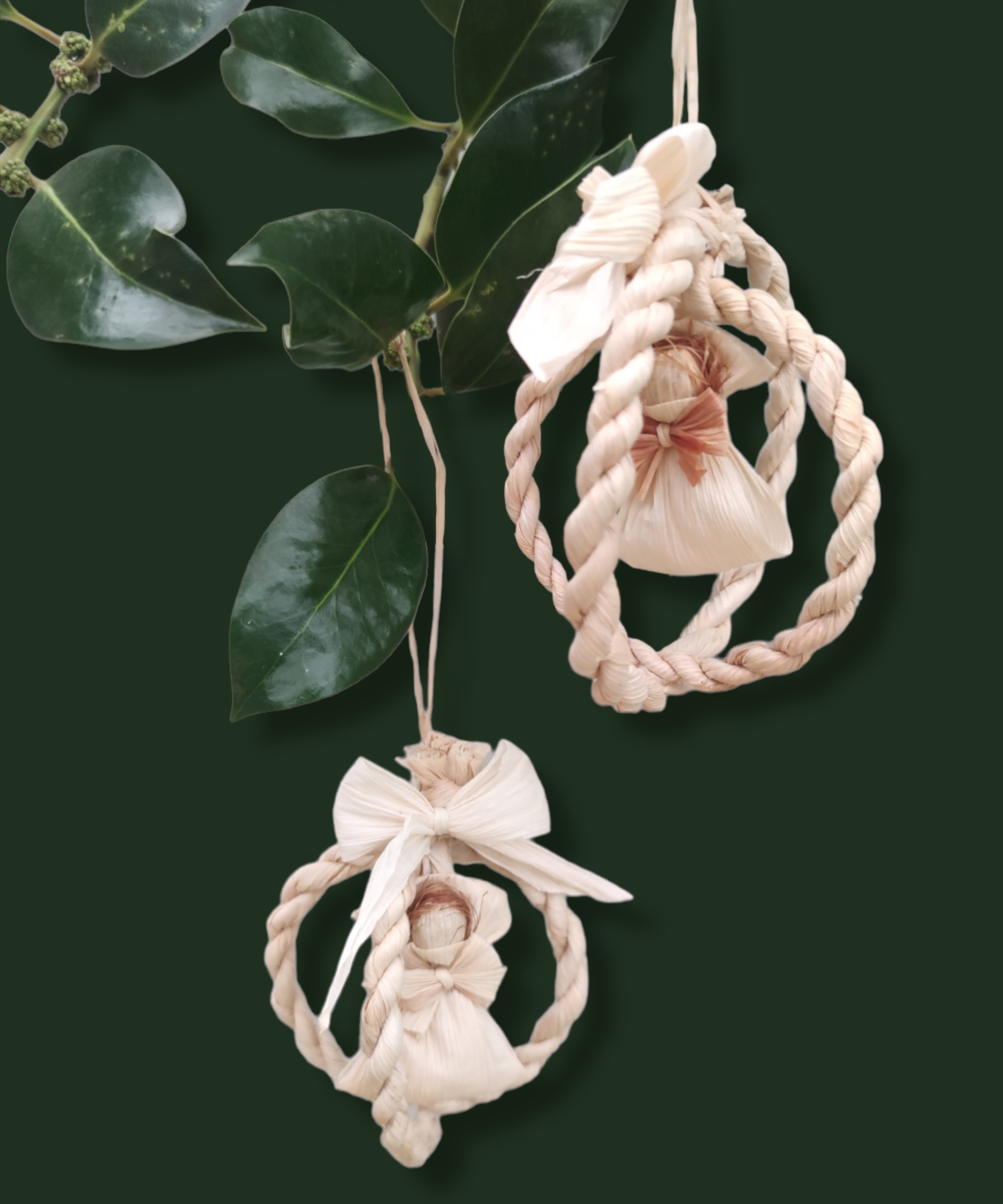 Corn Husk Bauble & Baby