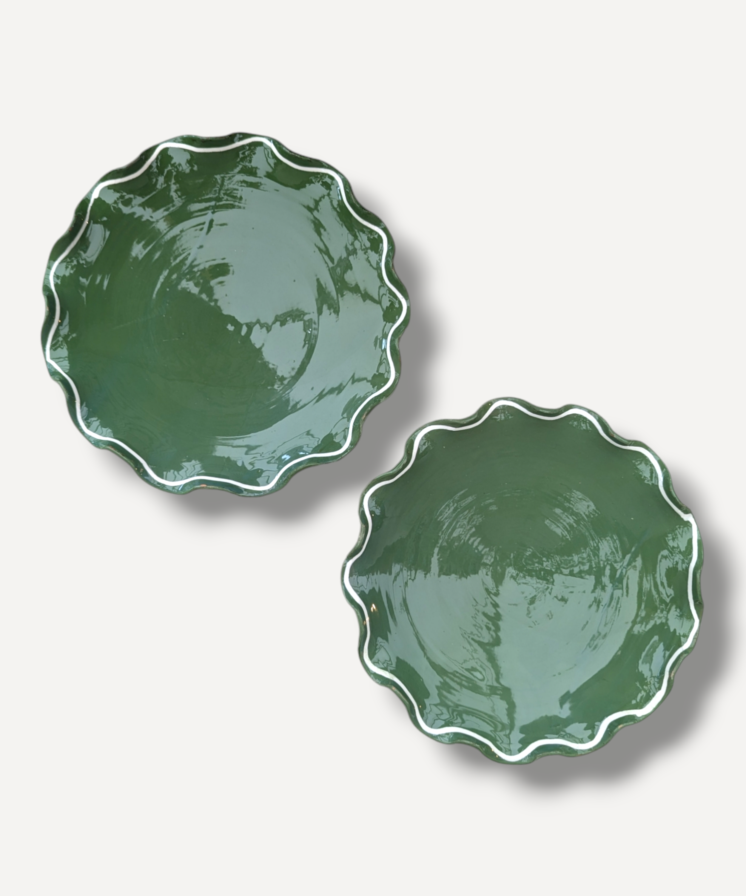 Casa De Folklore x Kult Kitchen - Large Ripple serving Plate 