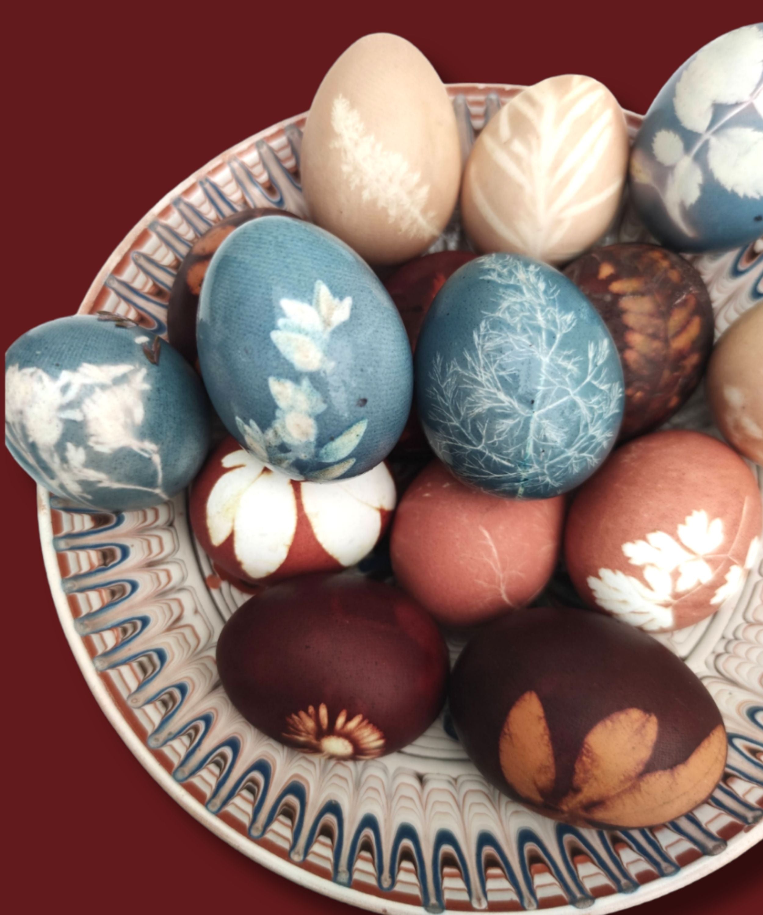 Natural Egg Dying Workshop - Ash House Somerset - 12th April