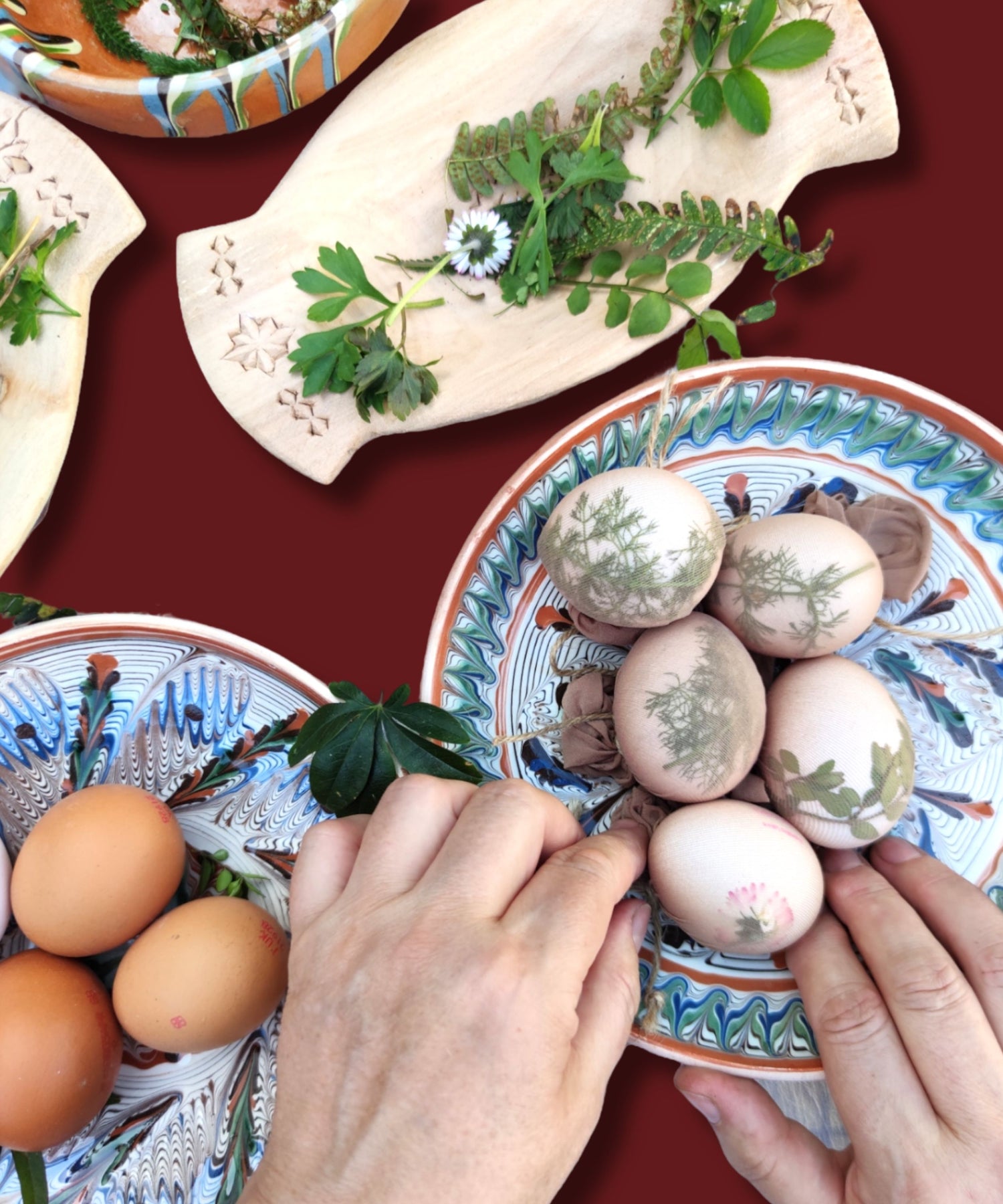Natural Egg Dying with Casa De Folklore