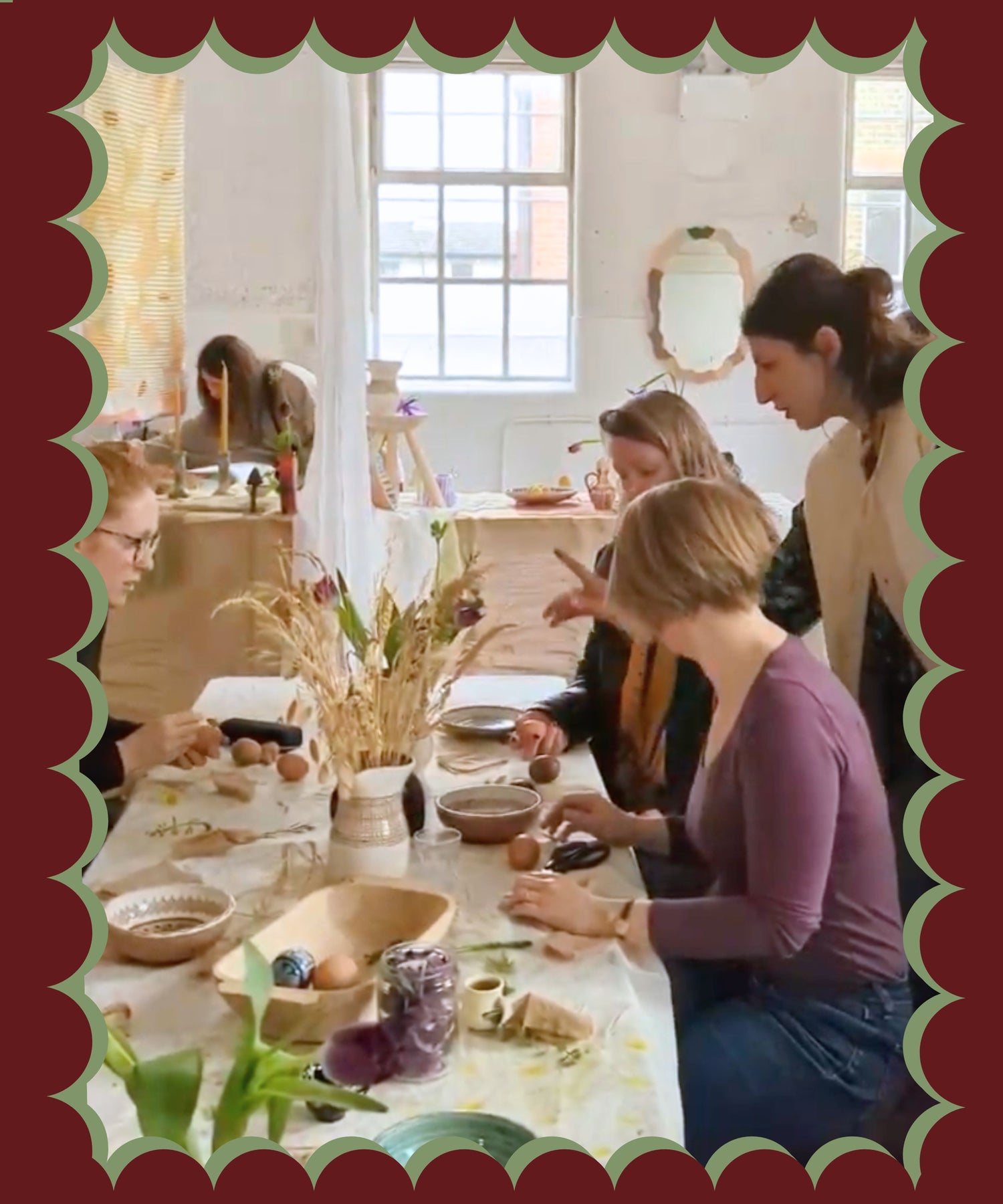 Natural Egg Dying Workshop - Ash House Somerset - 12th April
