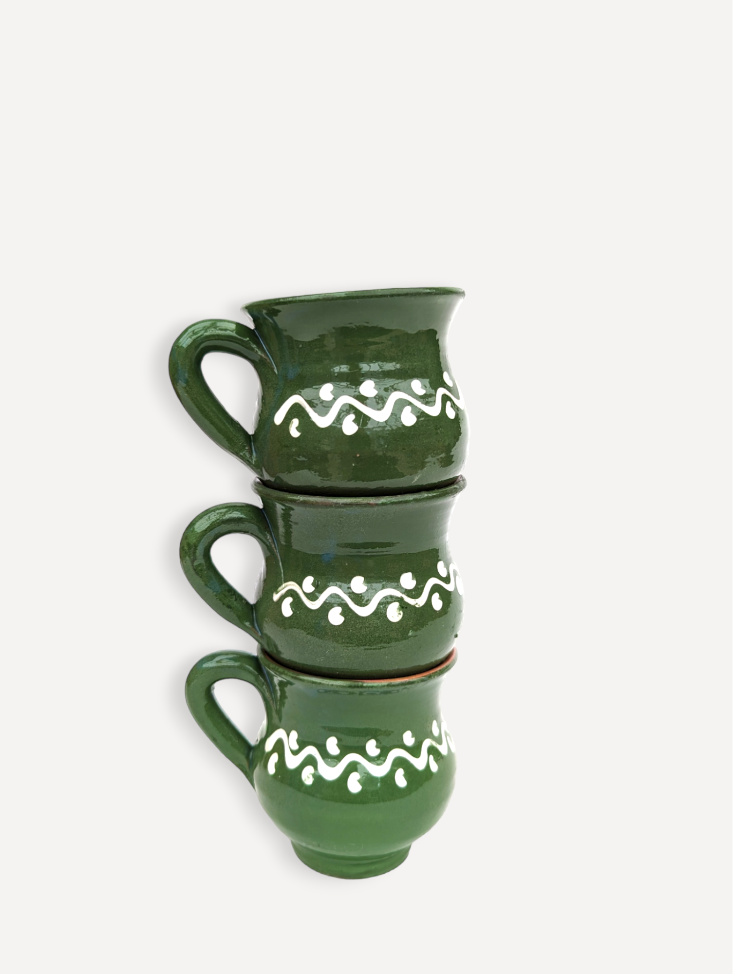 Moss Green  Espresso Cups