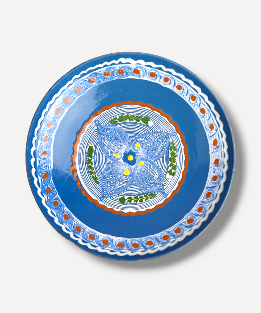 Large Soft Blue Servings Dish. II