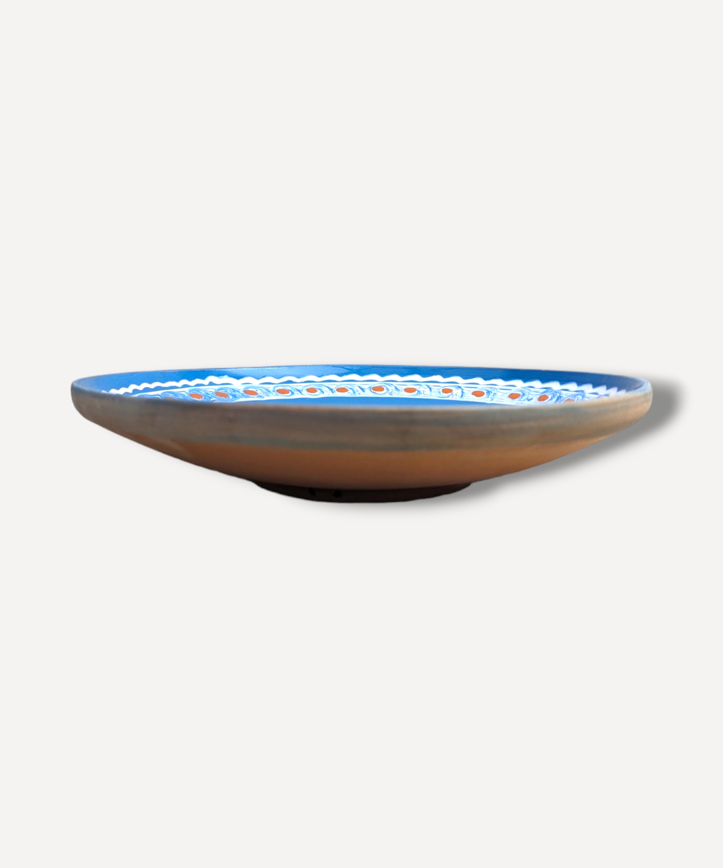 Large Soft Blue Servings Dish. II