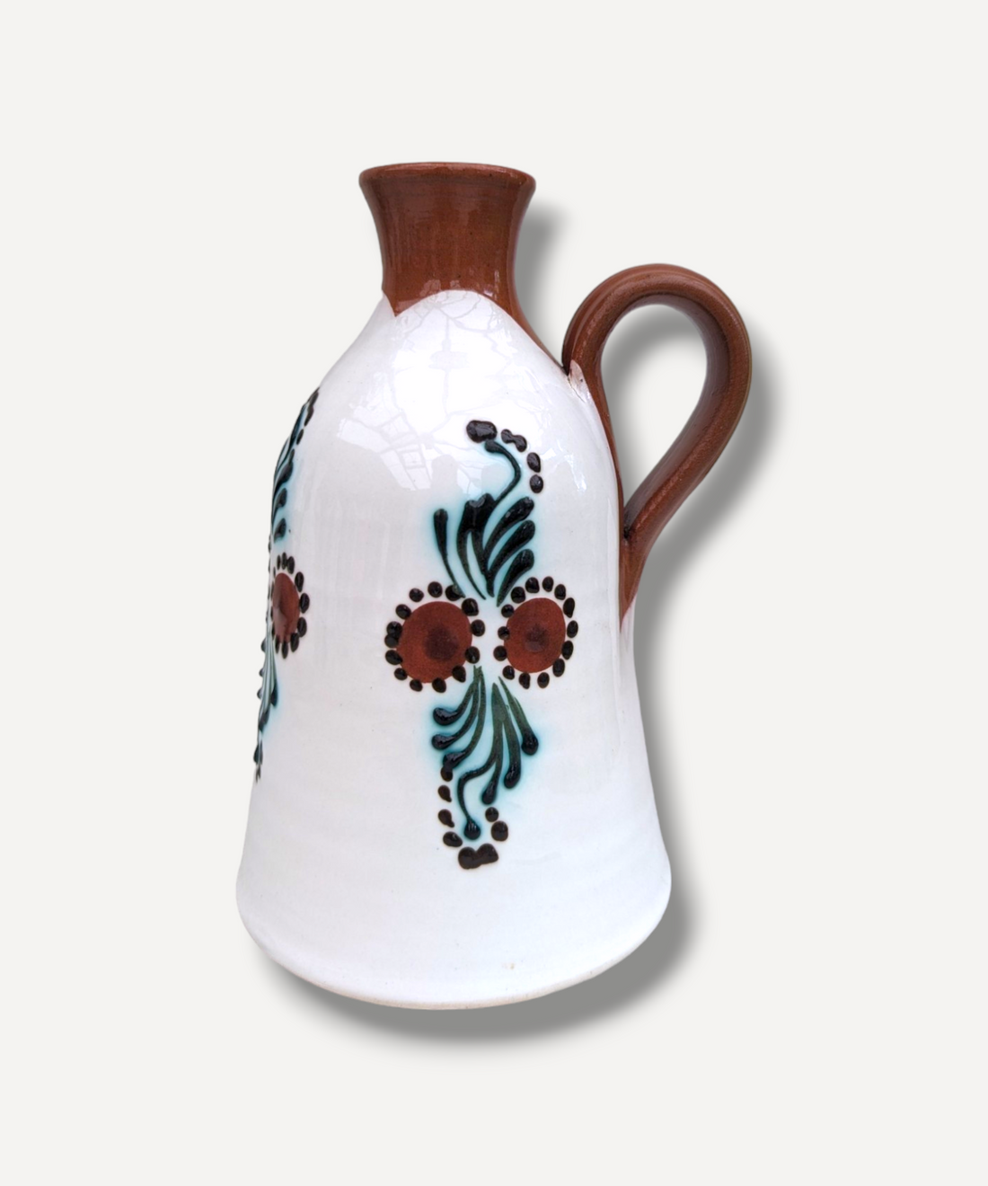SITAR Ecru Tan Bottle Vase
