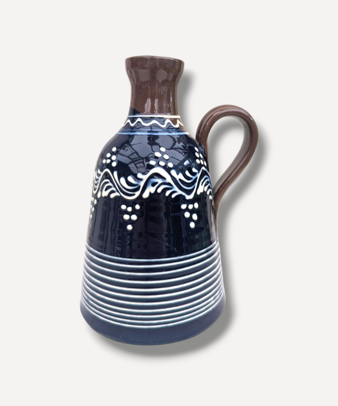 SITAR Indigo Bottle Vase. III