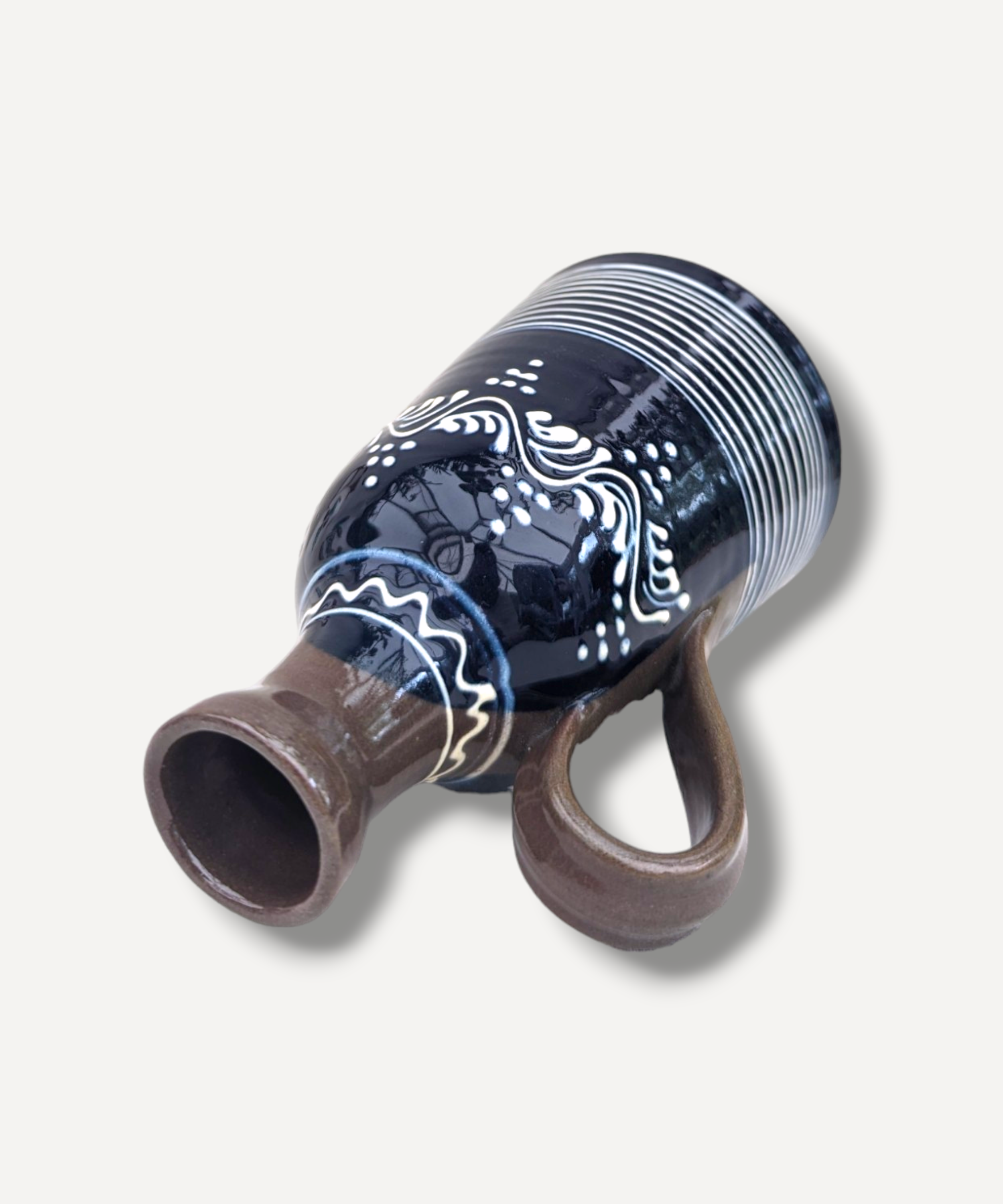 SITAR Indigo Bottle Vase. III