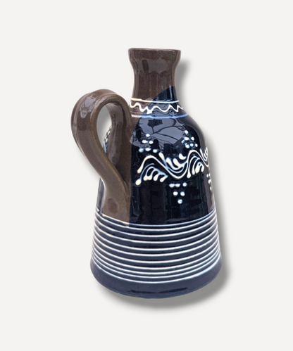 SITAR Indigo Bottle Vase. III