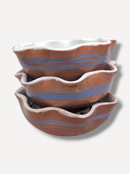 Iris Ripple Side Bowl