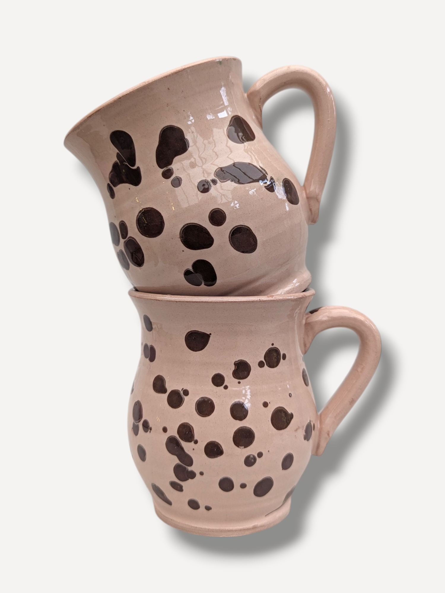 Warm Ecru Splatter Mug