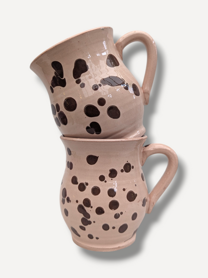 Warm Ecru Splatter Mug