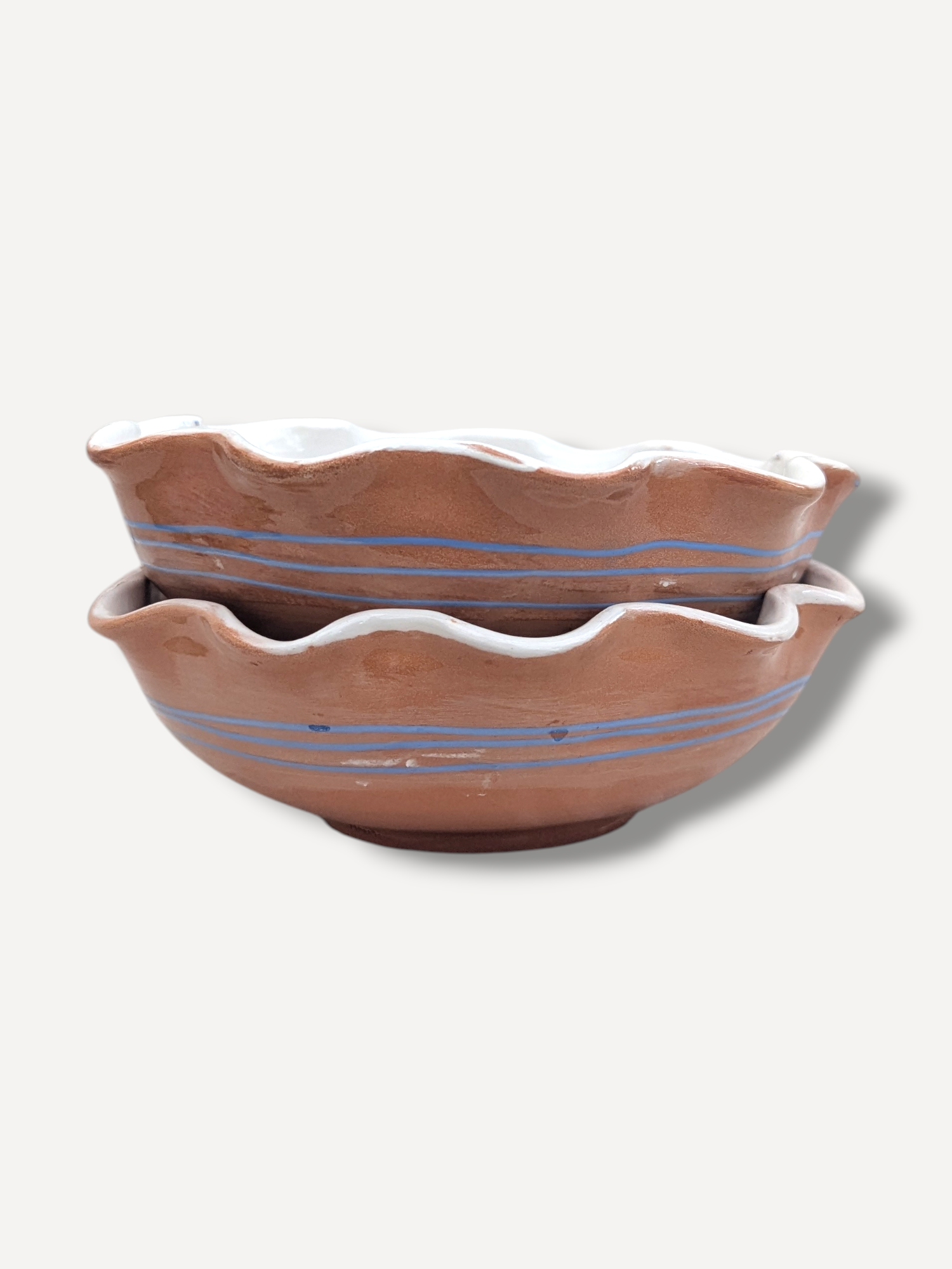 Iris Ripple Large Side Bowl