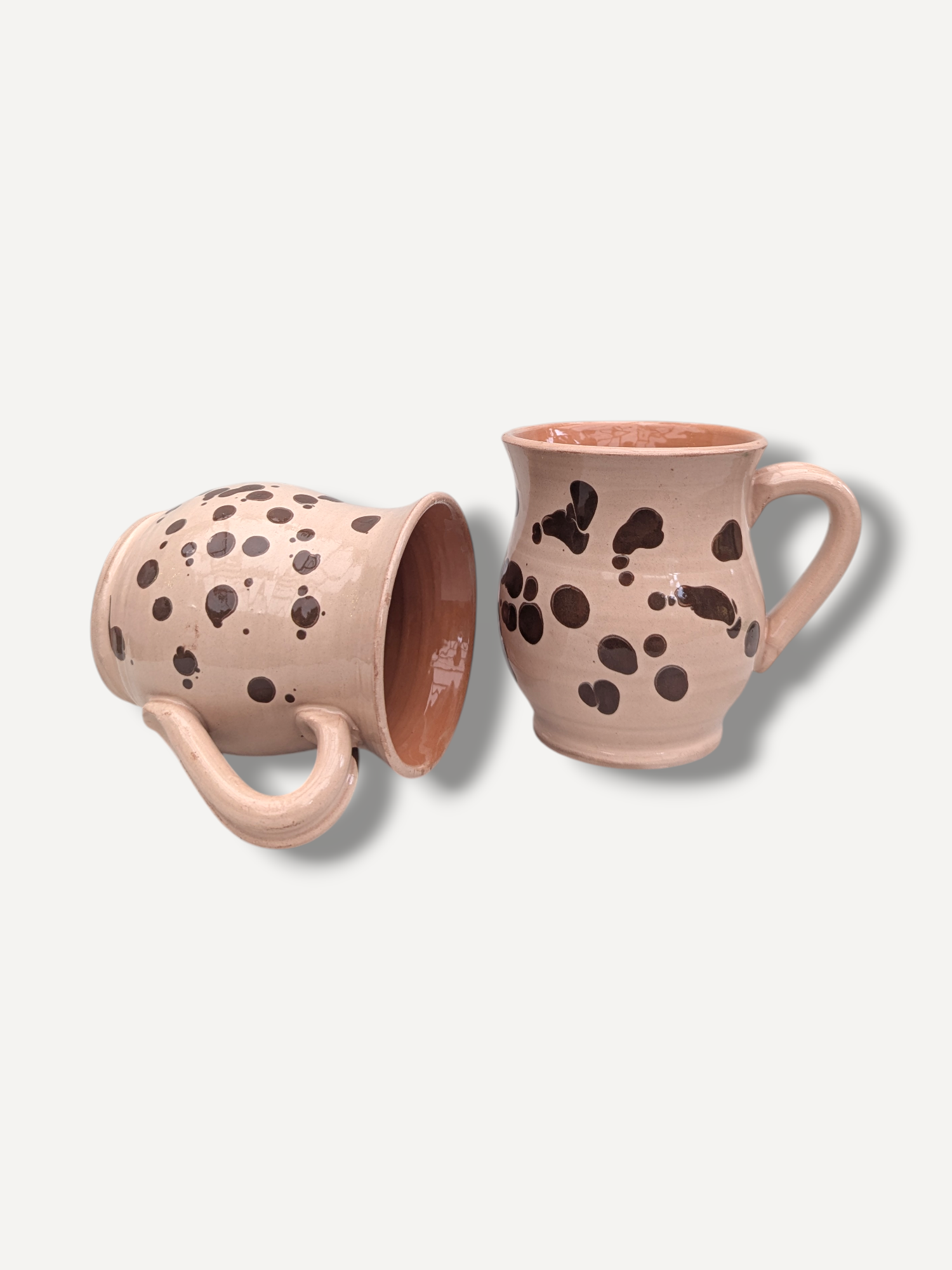 Warm Ecru Splatter Mug