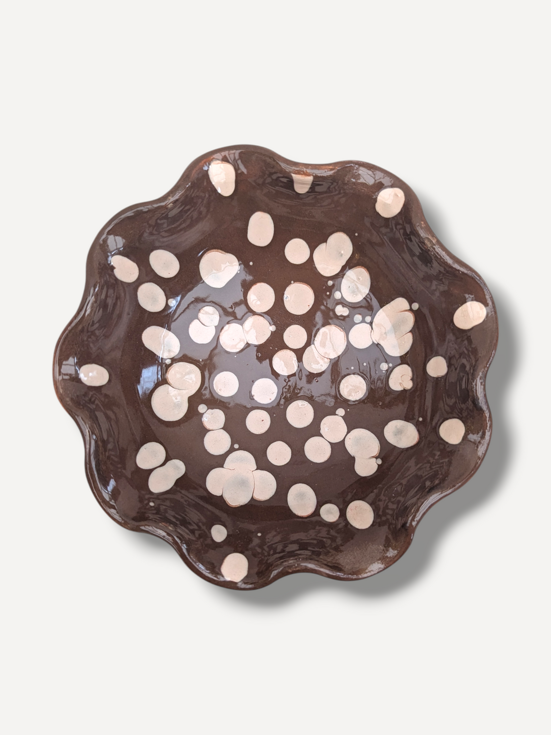 Dark Chocolate Ripple Side Bowl