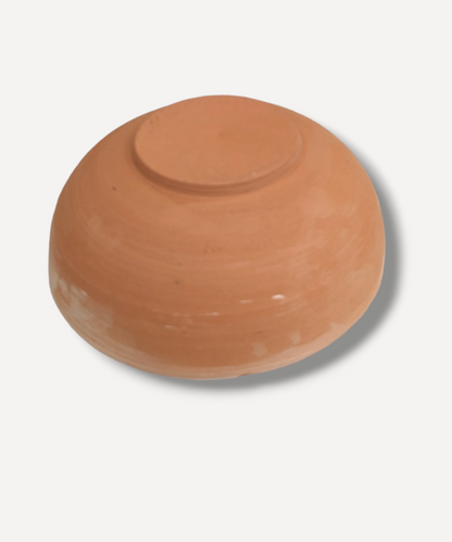 Almond Blue Serving Bowl