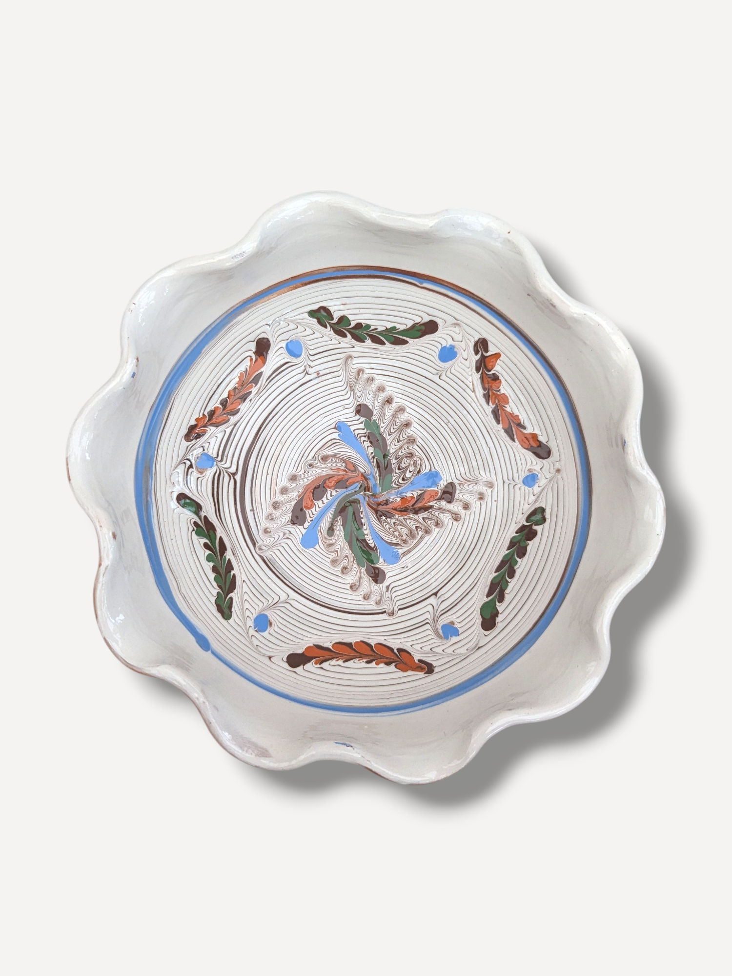 Iris Ripple Large Side Bowl