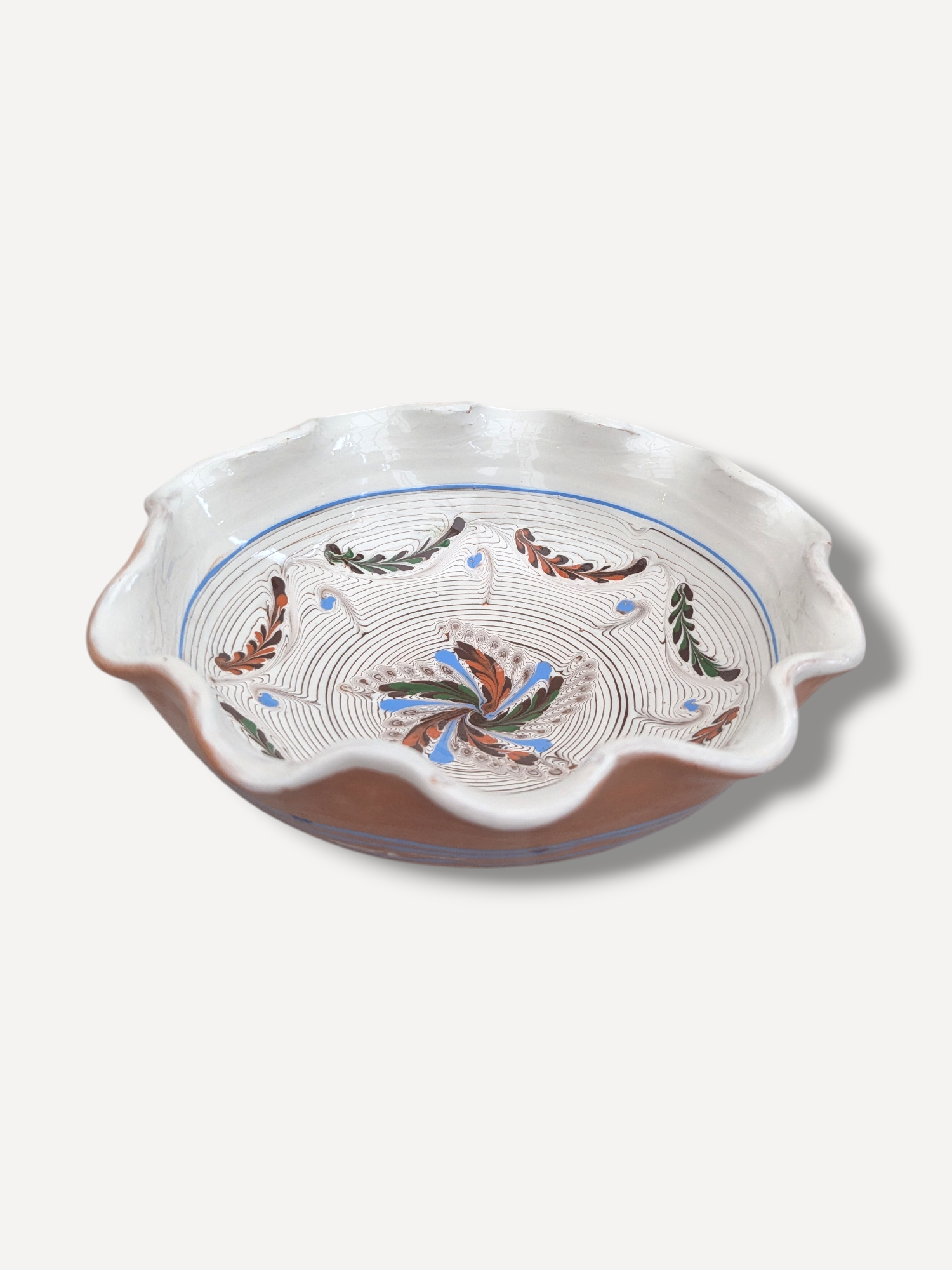 Iris Ripple Large Side Bowl