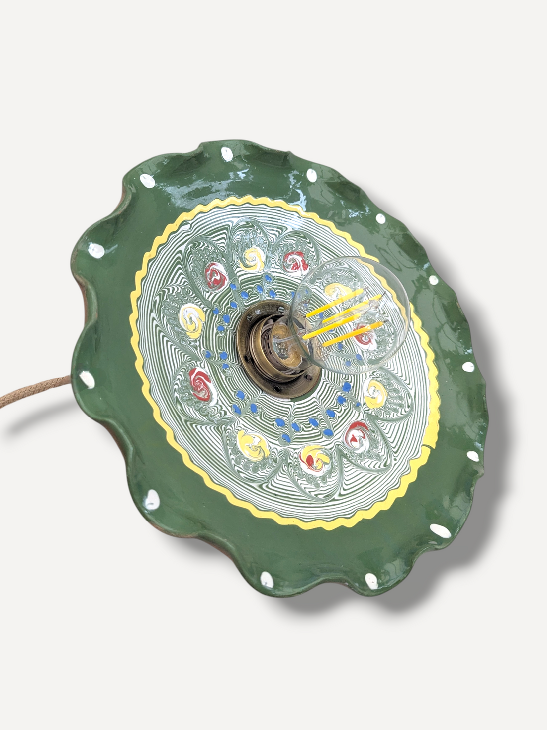 Flora Moss Green Light Shade