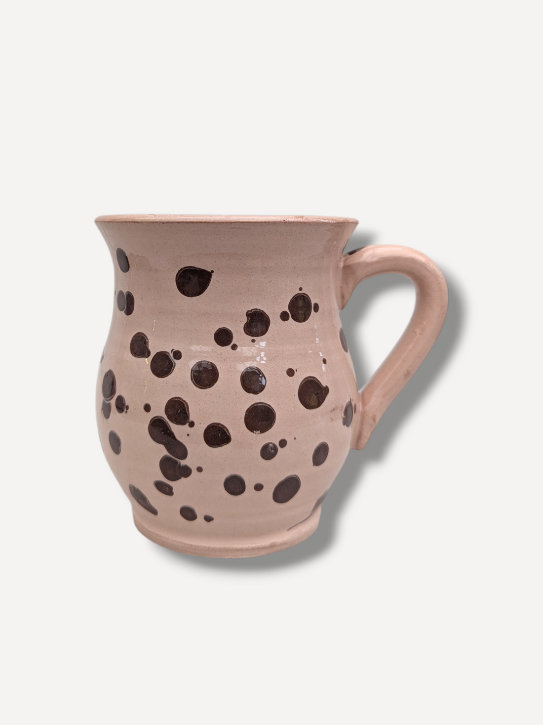 Warm Ecru Splatter Mug