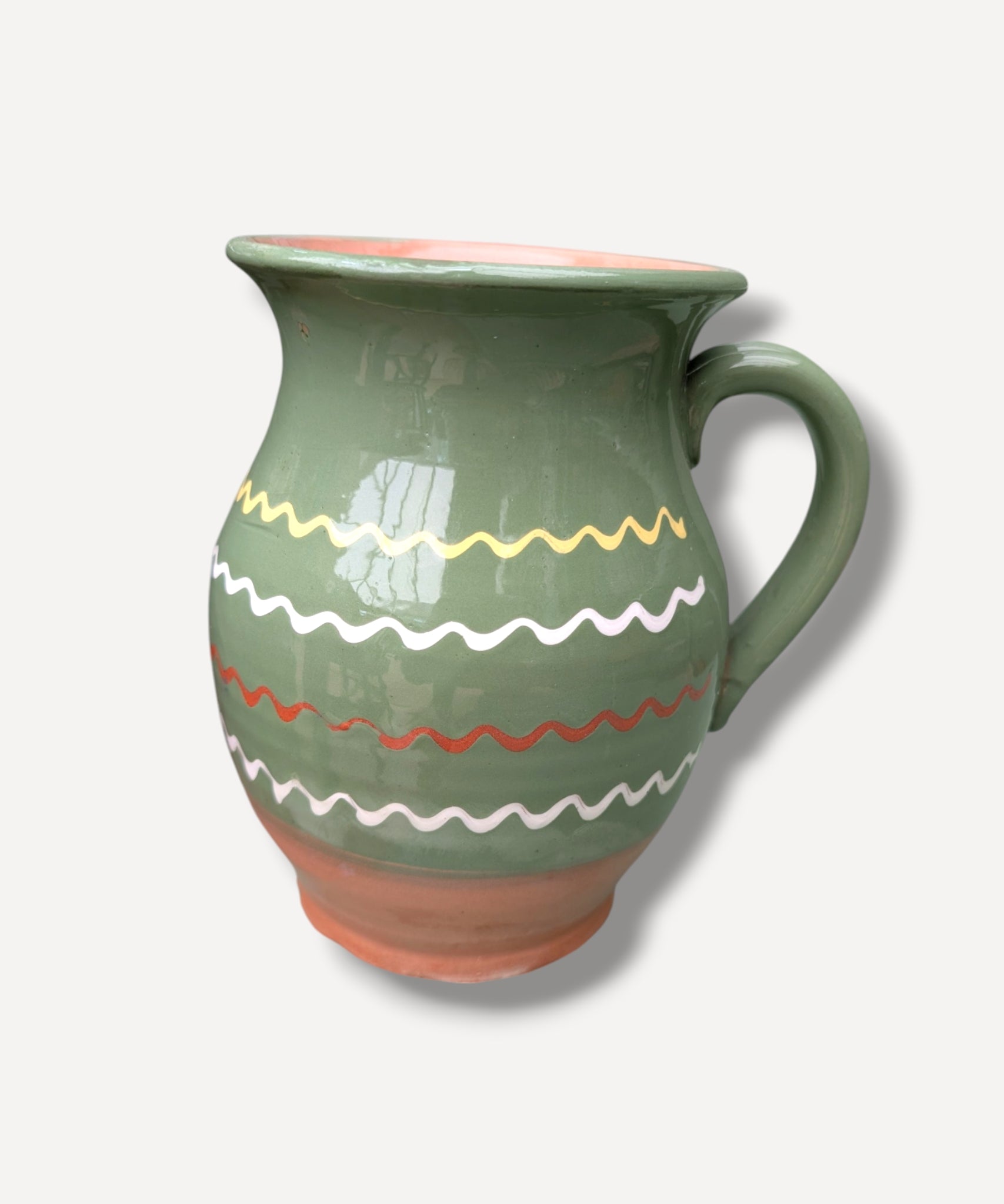 Large Moss Green Vase - 1L